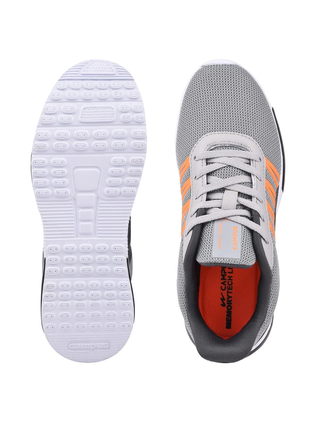 BRAZIL-CHILD Grey Child Running Shoes - Image 4