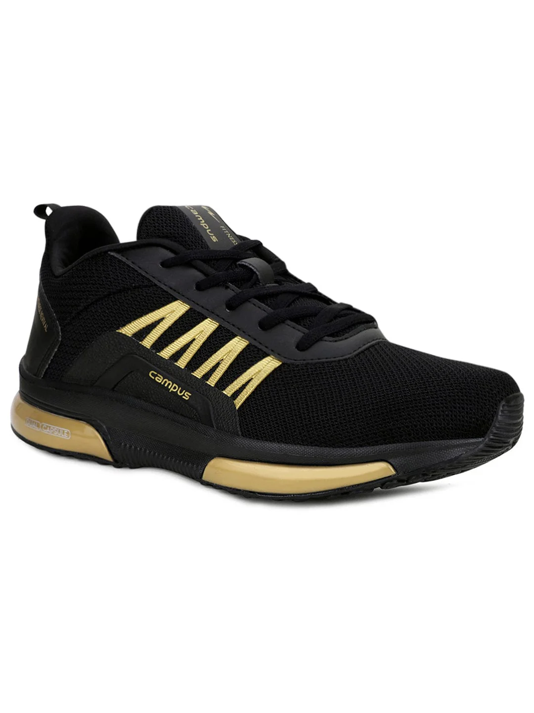 BRAZIL PRO Black Men's Running Shoes - Image 2