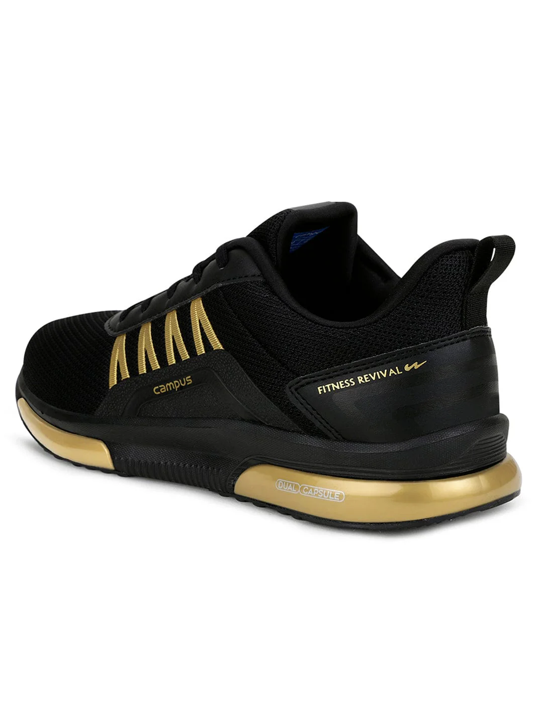 BRAZIL PRO Black Men's Running Shoes - Image 3