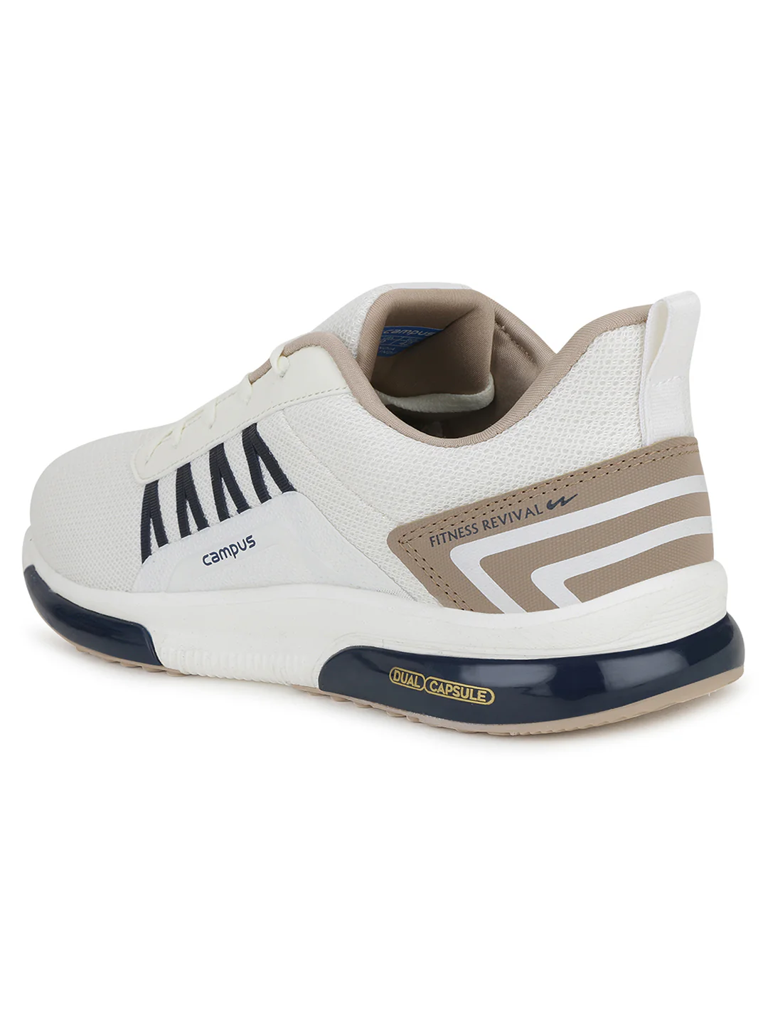 BRAZIL PRO Cream Men's Running Shoes - Image 3