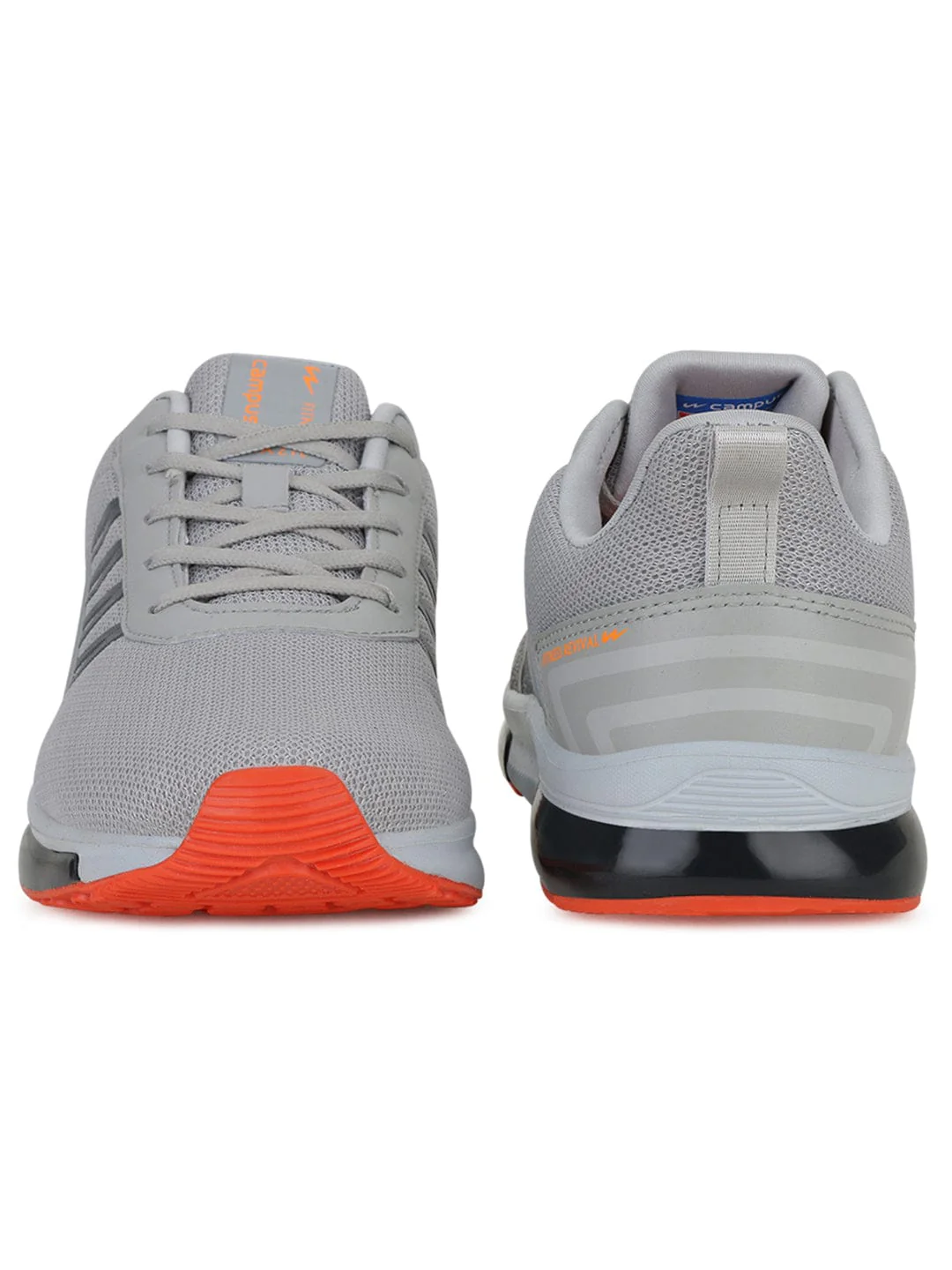 BRAZIL PRO Grey Men's Running Shoes - Image 3