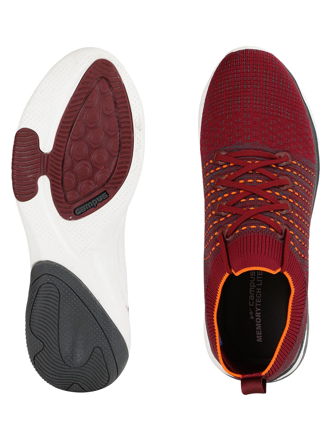 BRINK Burgundy Men's Running Shoes - Image 4
