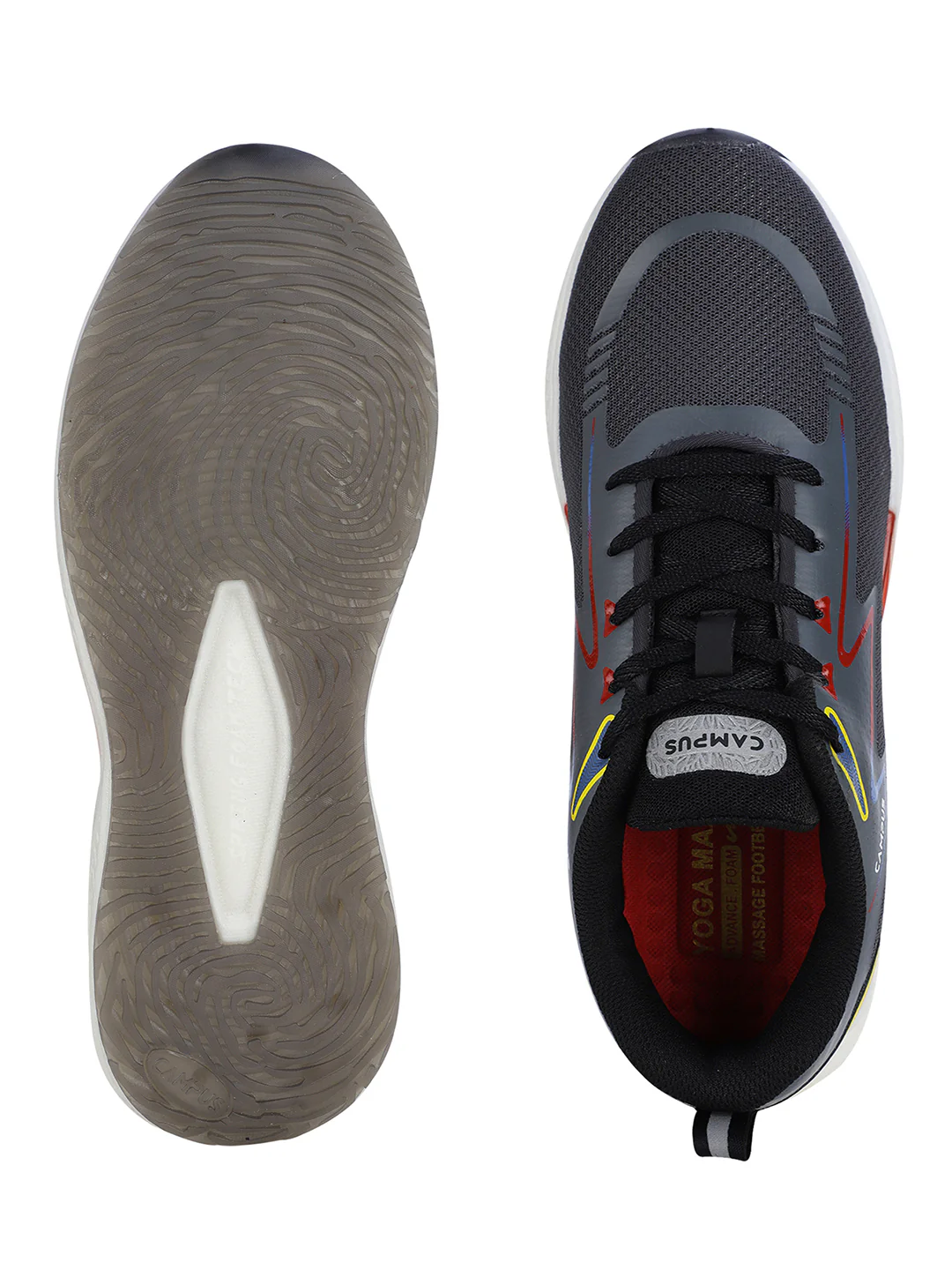 BRIO Grey Men's Running Shoes - Image 5