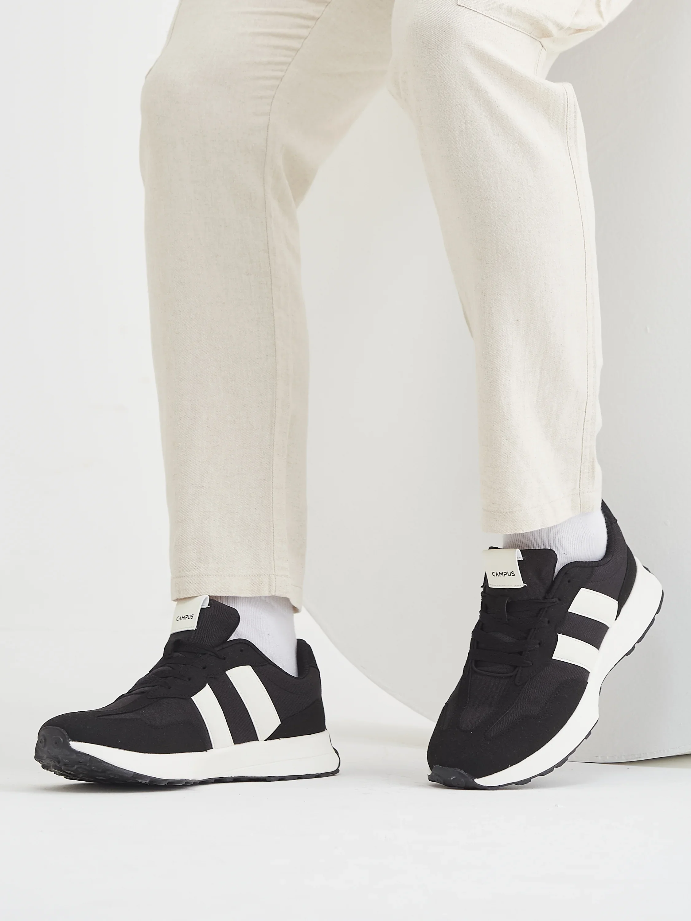 BRISK Black Men's Sneakers - Image 9