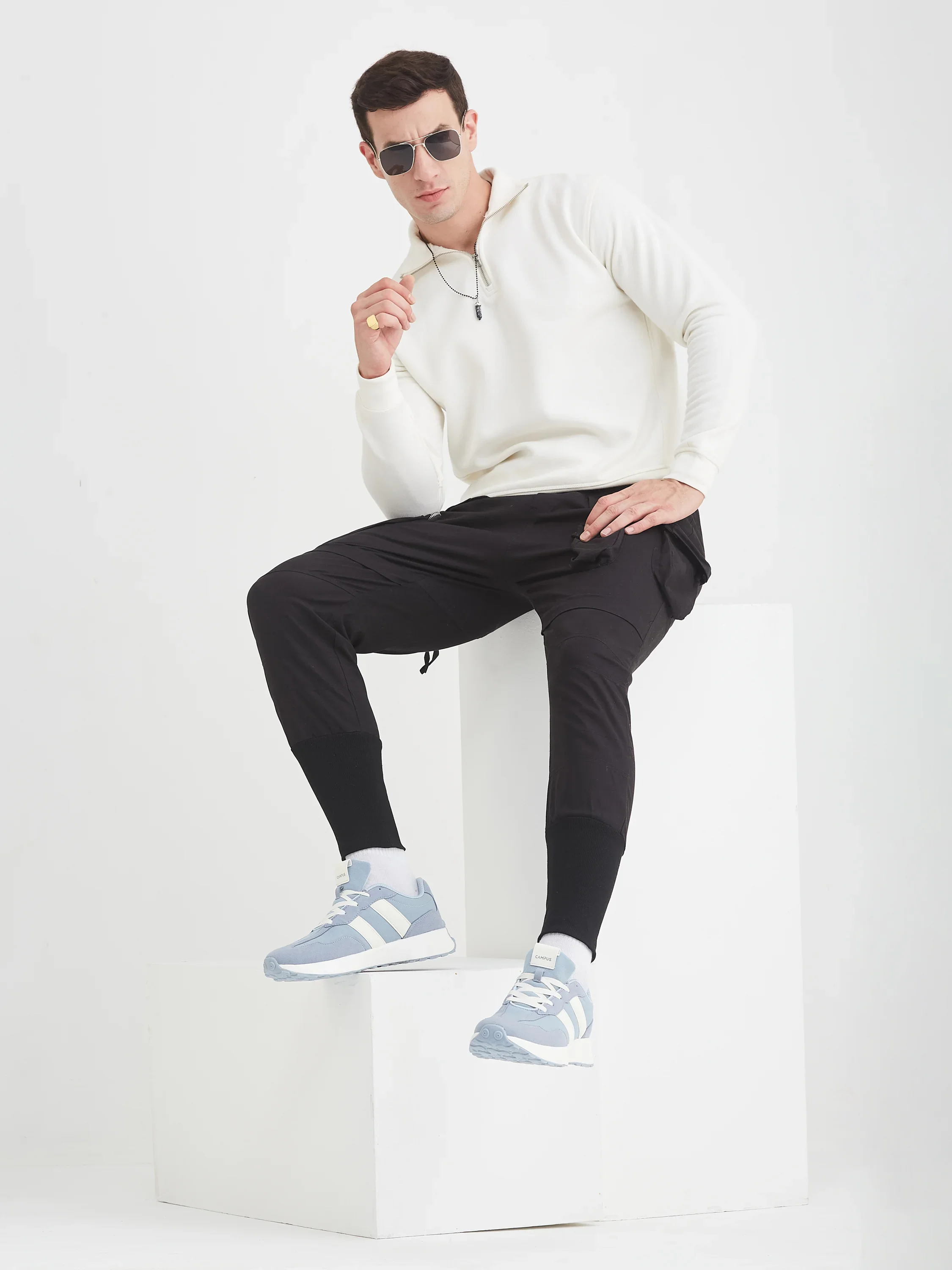 BRISK Blue Men's Sneakers - Image 8