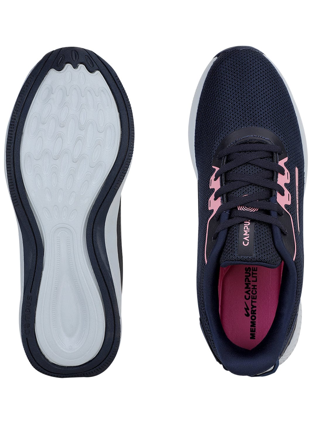 BUBBLES Navy Women's Running Shoes - Image 5
