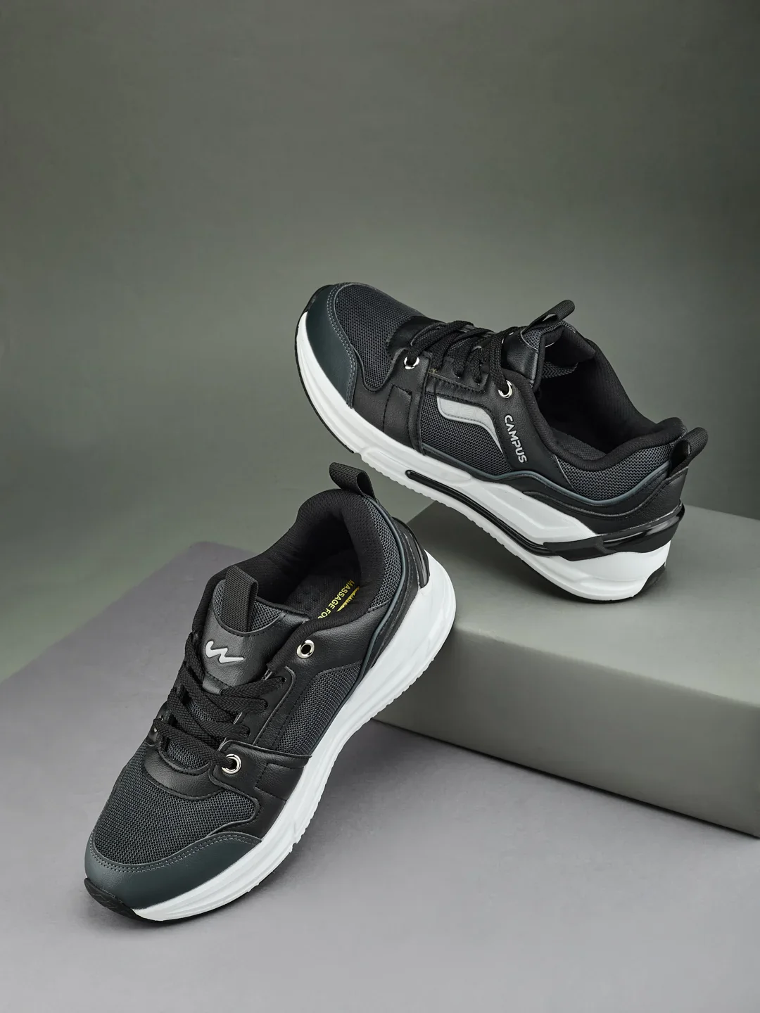 BUILT Grey Men's Sneakers