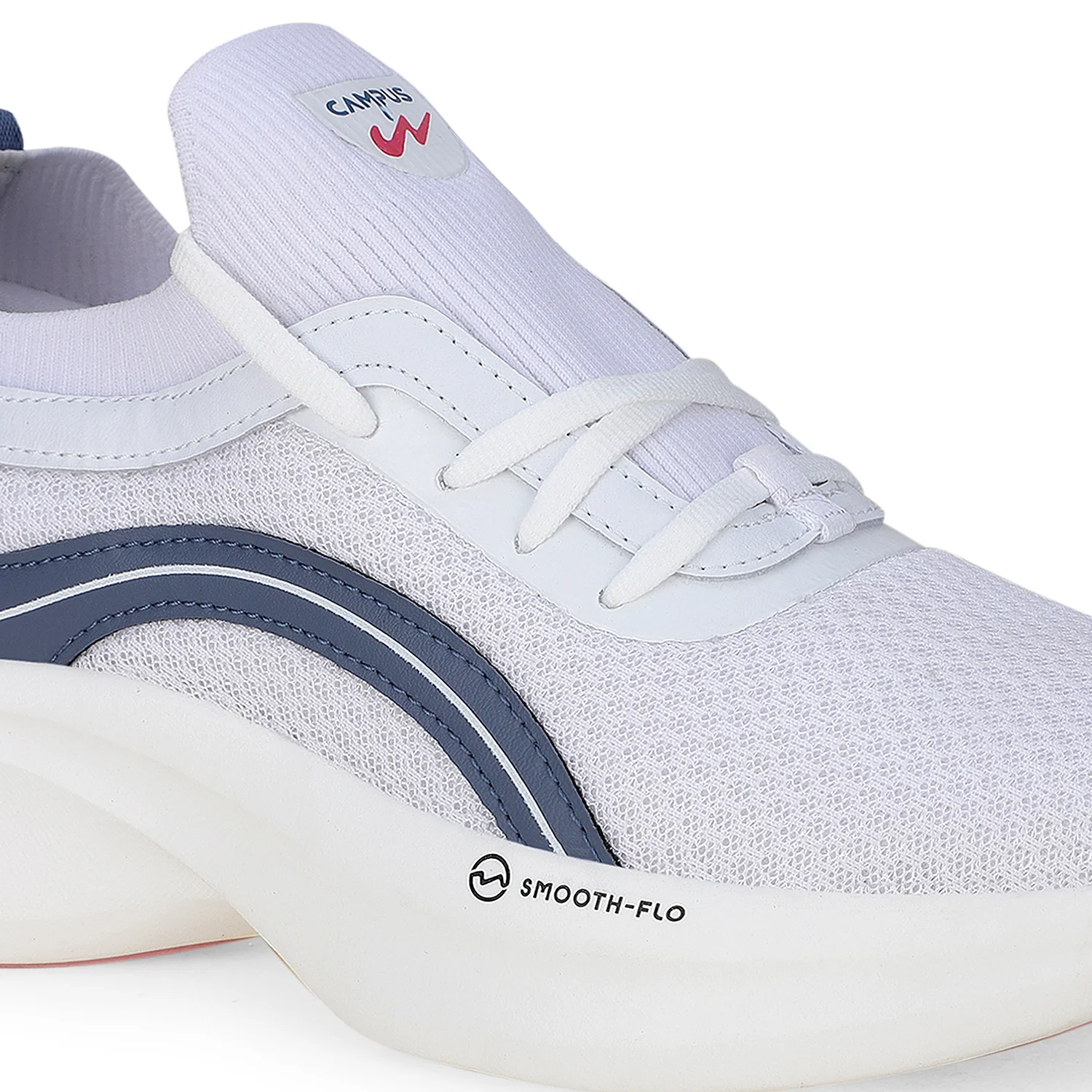CAMMY White Women's Running Shoes - Image 5
