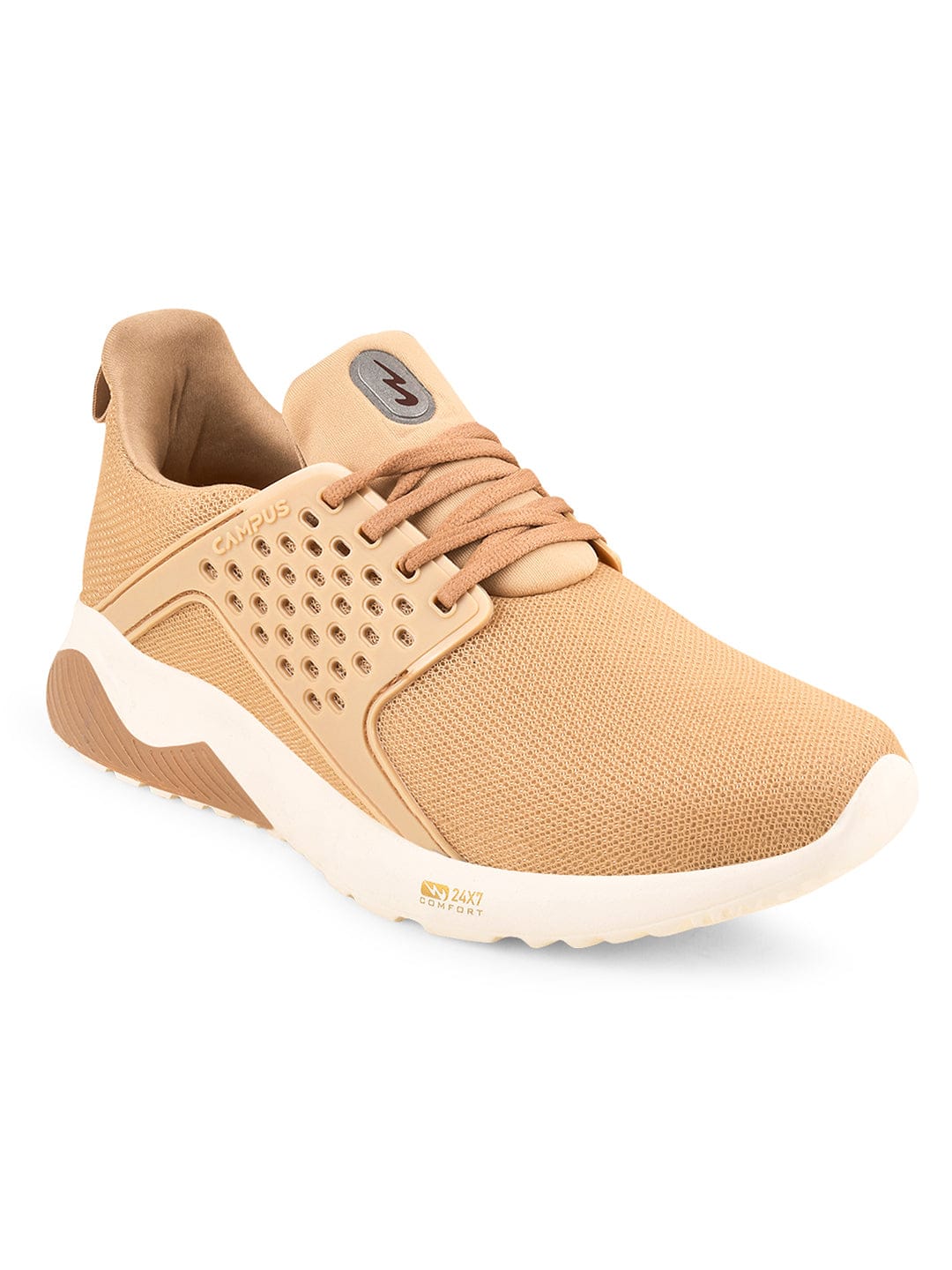 CAMP-ACHIEVER Beige Men's Running Shoes - Image 2