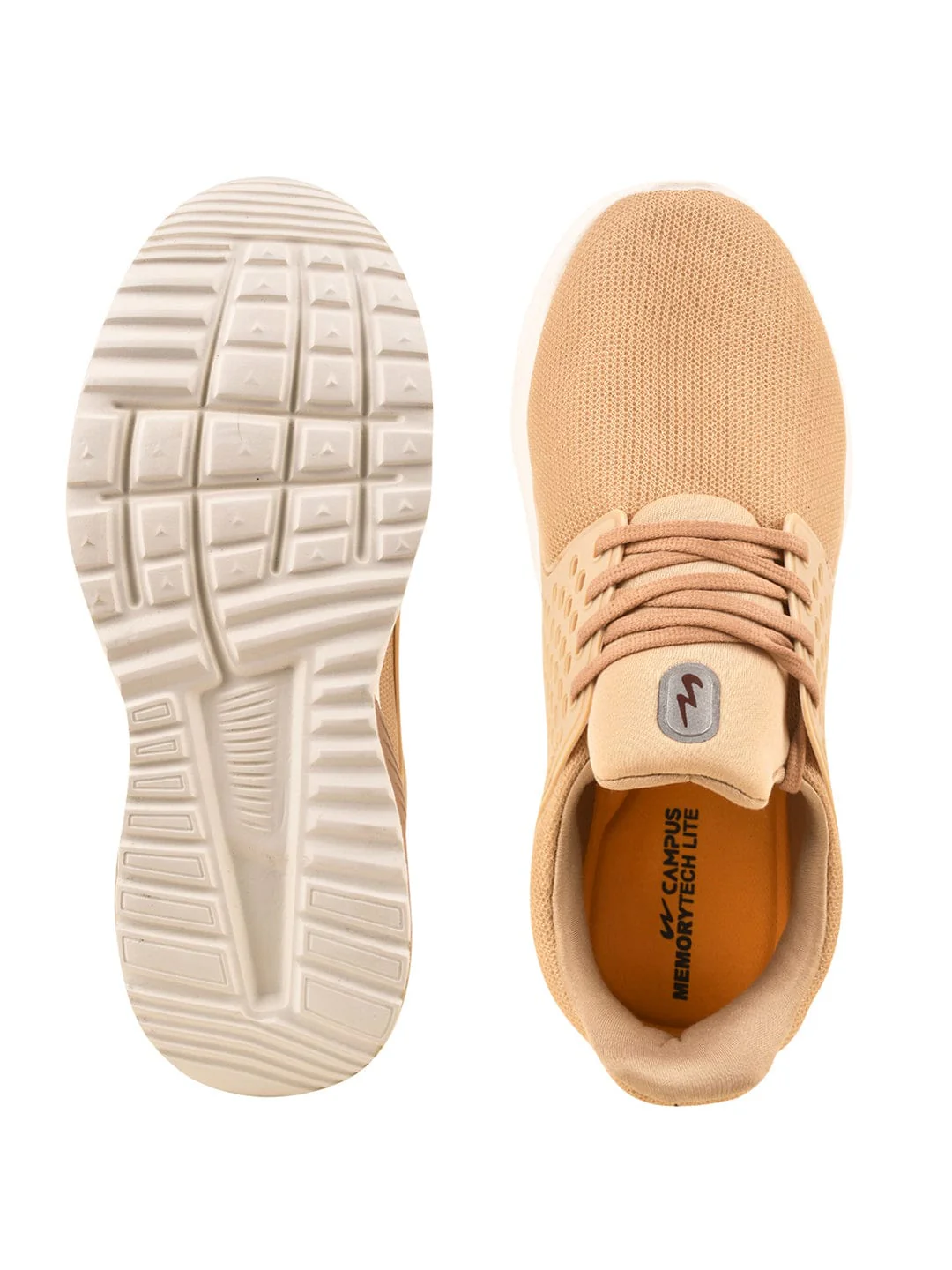 CAMP-ACHIEVER Beige Men's Running Shoes - Image 4