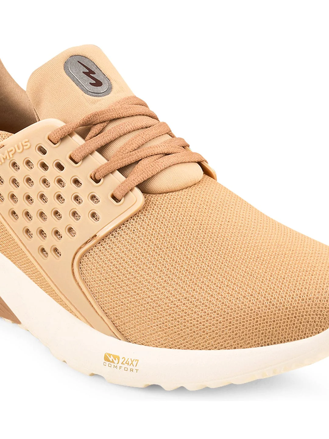 CAMP-ACHIEVER Beige Men's Running Shoes - Image 5