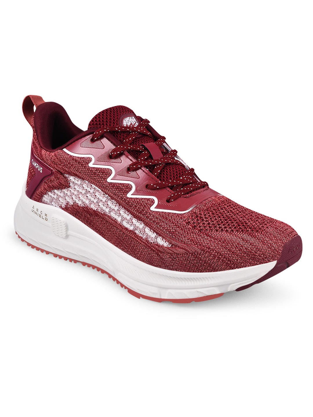 CAMP ALFRED Red Men's Running Shoes - Image 2