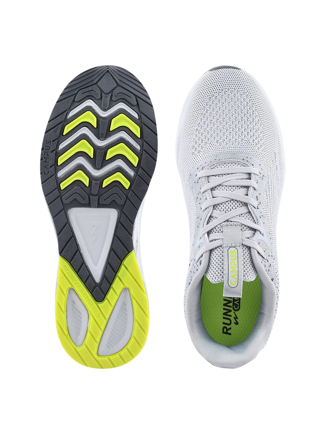 CAMP BONZAI Grey Men's Running Shoes - Image 4