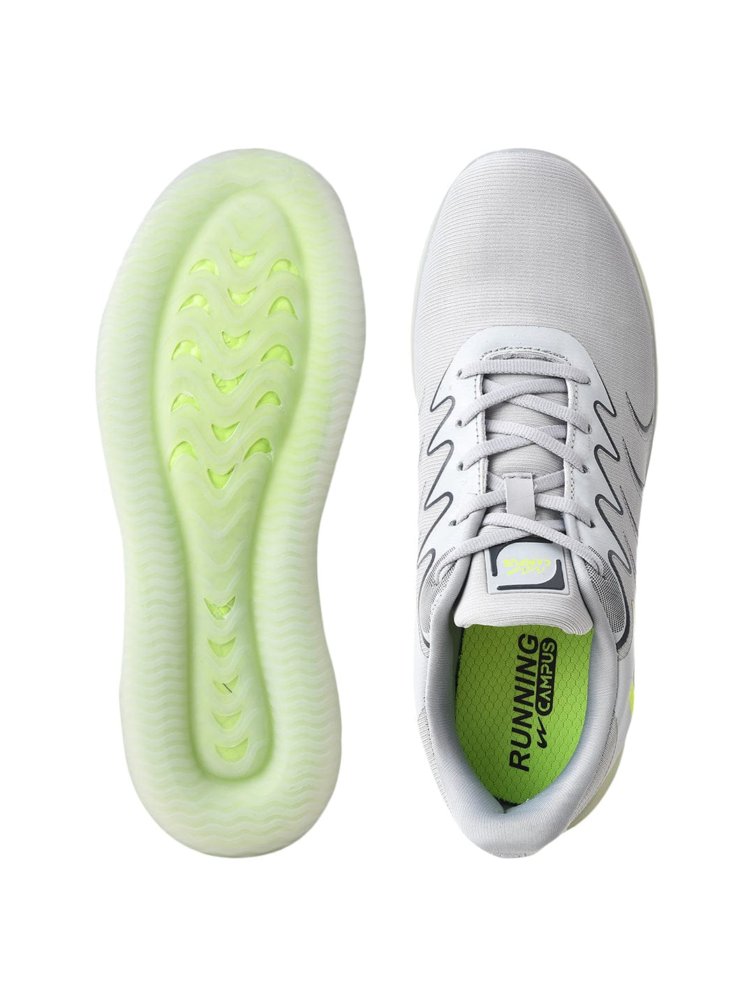 CAMP BROOM Grey Men's Running Shoes - Image 4