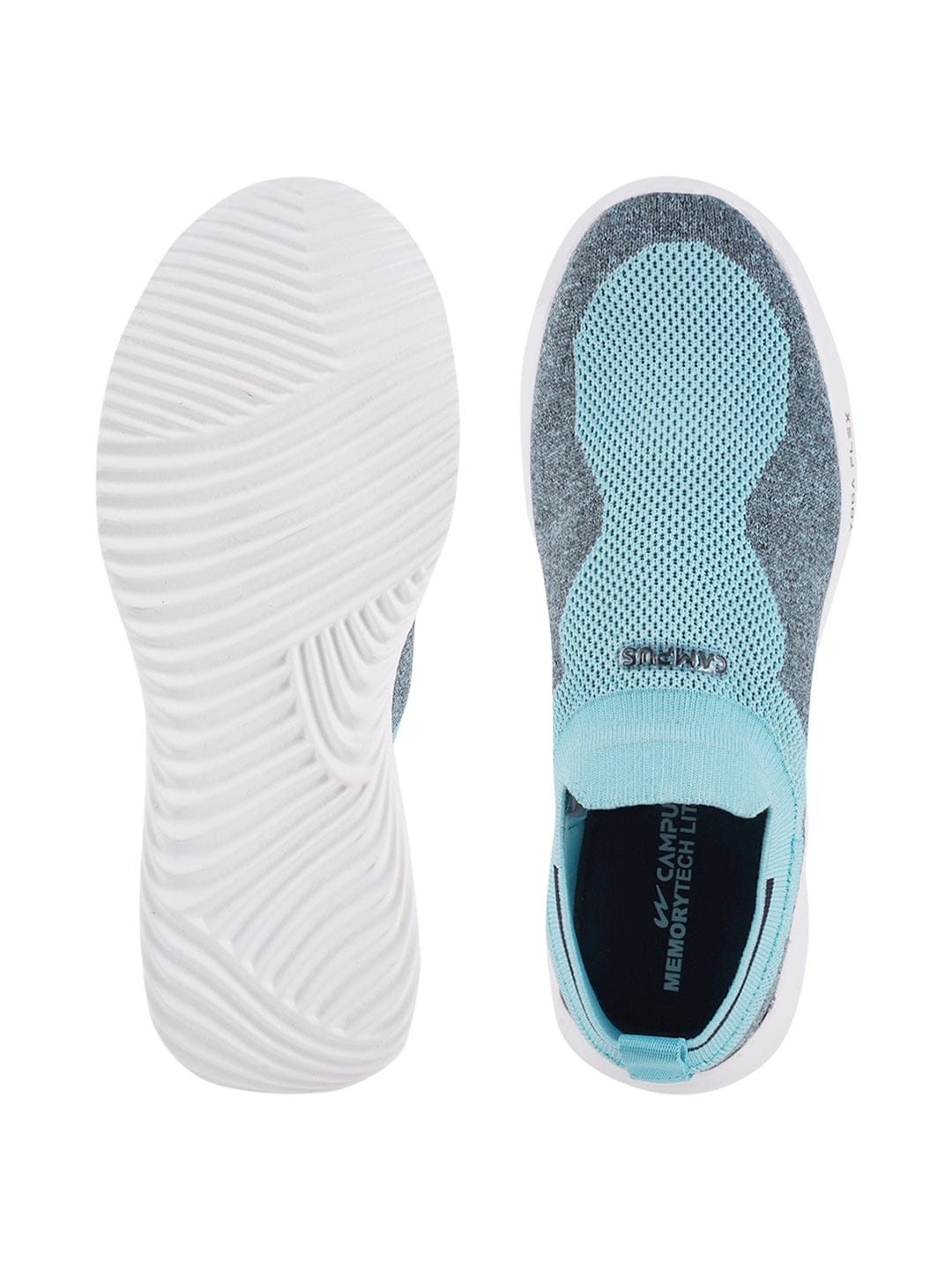 CAMP CALLIE Blue Women's Slip-ons - Image 5