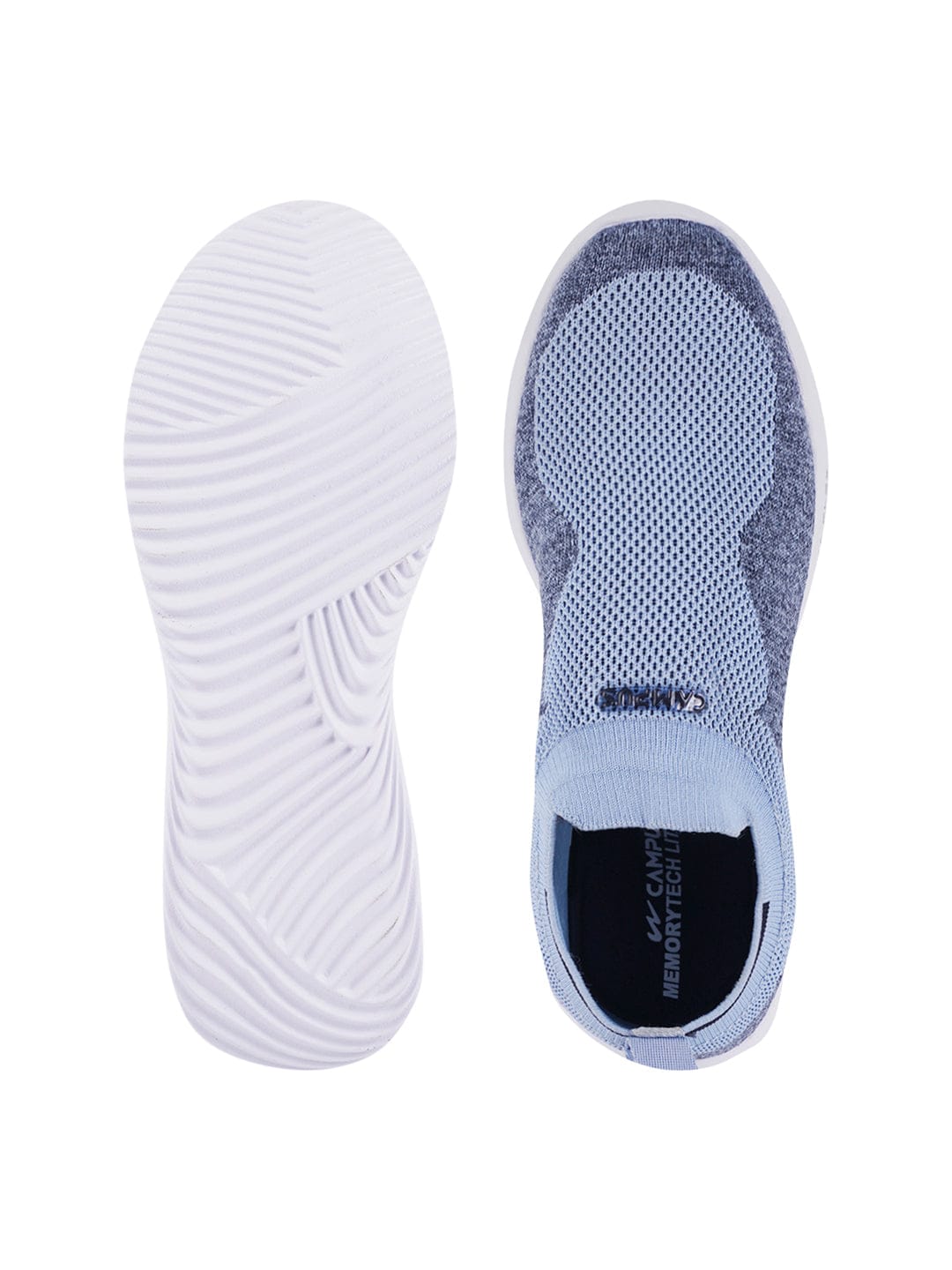 CAMP CALLIE Blue Women's Slip-ons - Image 5