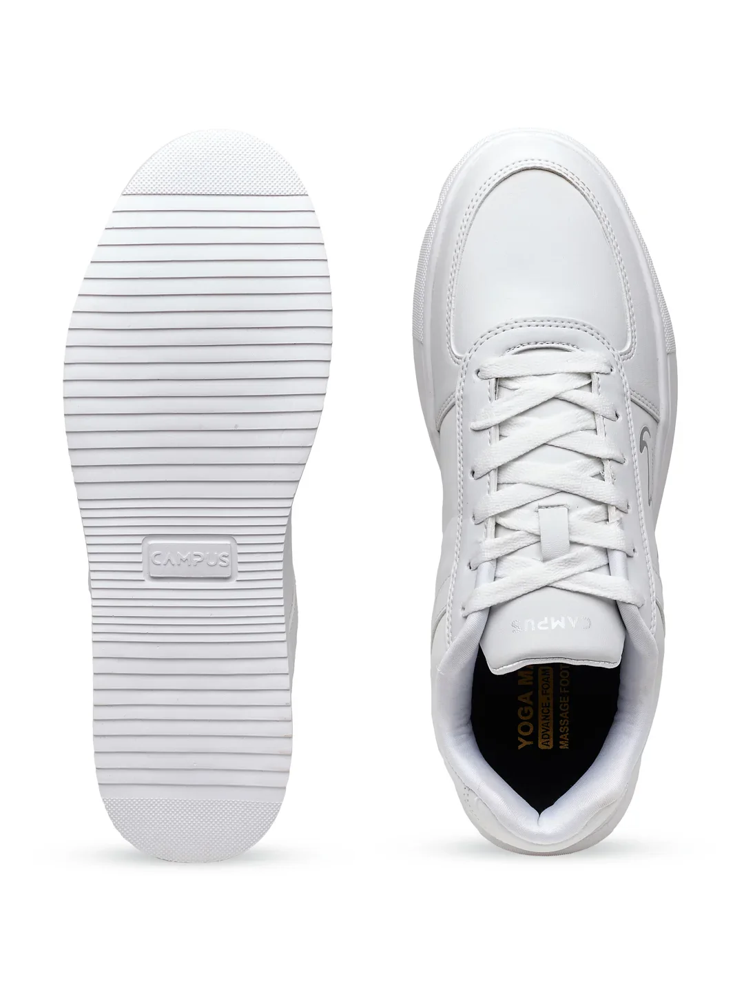 CAMP CLINT White Men's Sneakers - Image 4