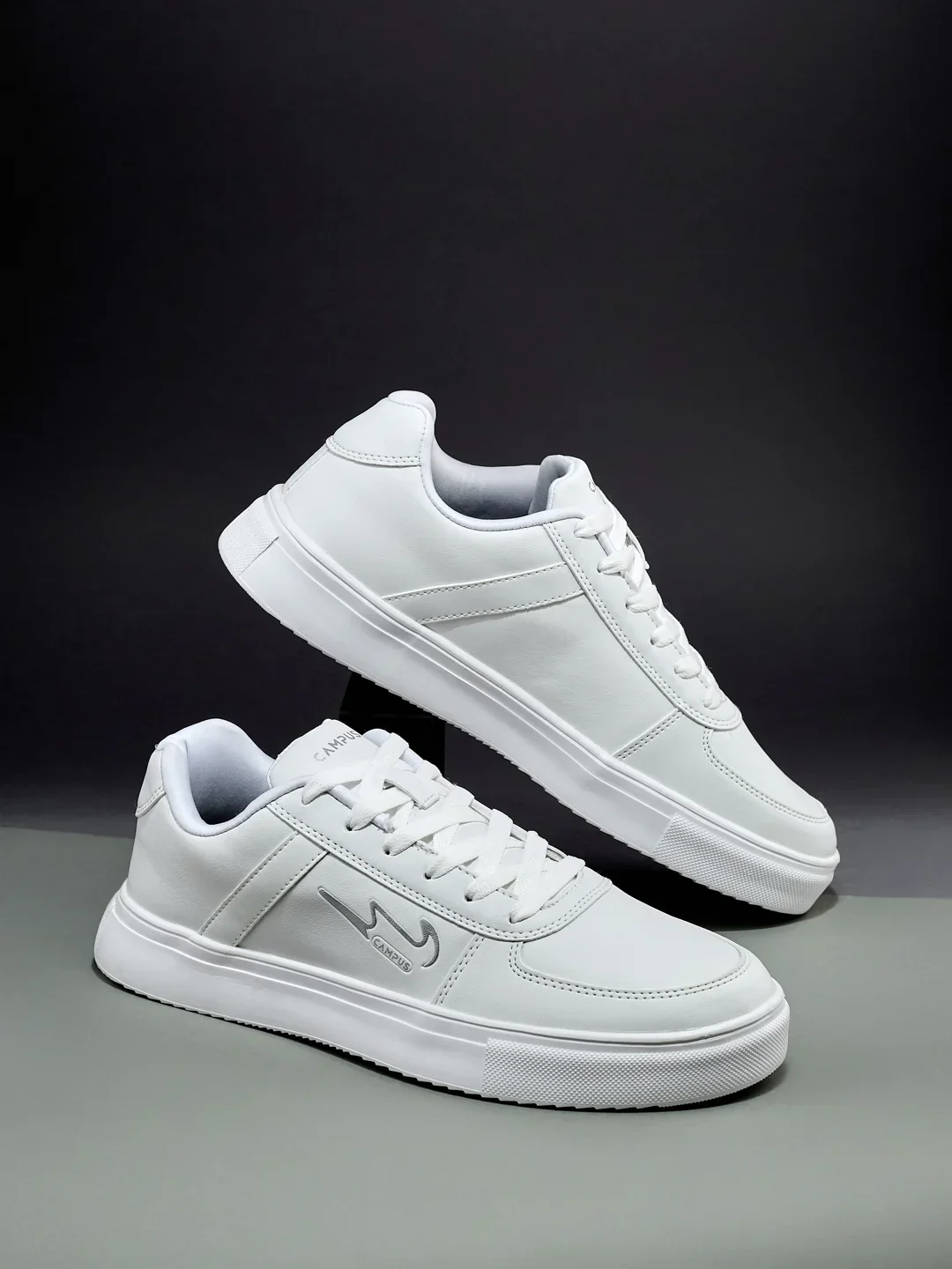 CAMP CLINT White Men's Sneakers - Image 6