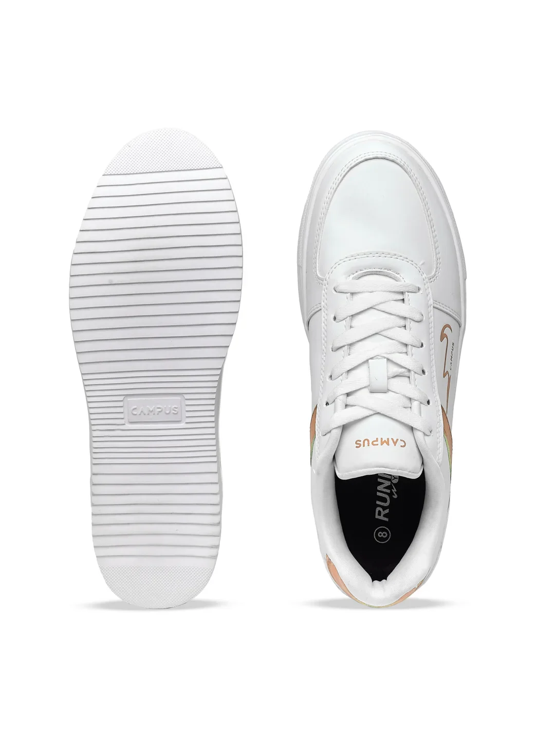 CAMP CLINT White Women's Sneakers - Image 4