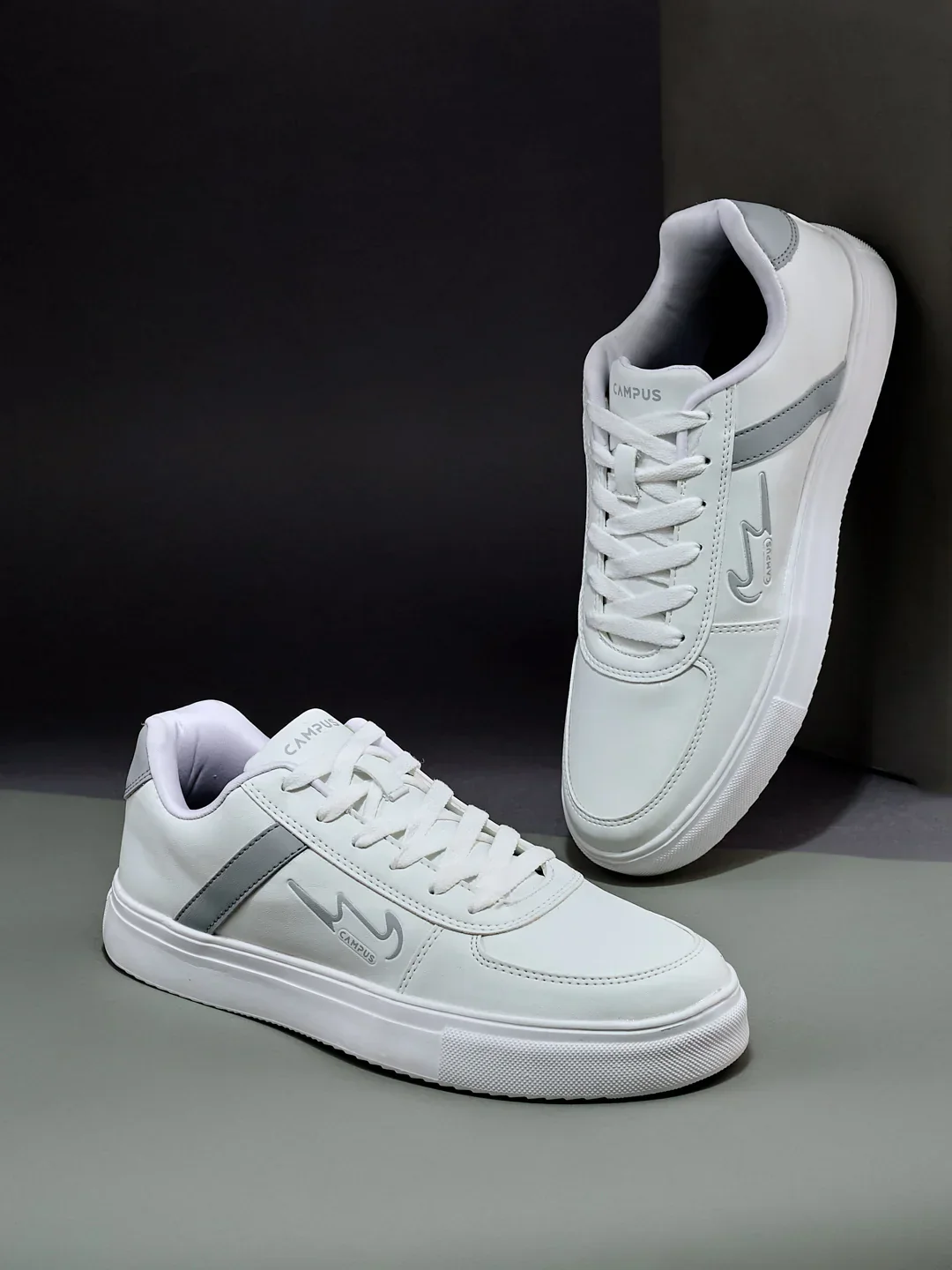 CAMP CLINT White Men's Sneakers - Image 6