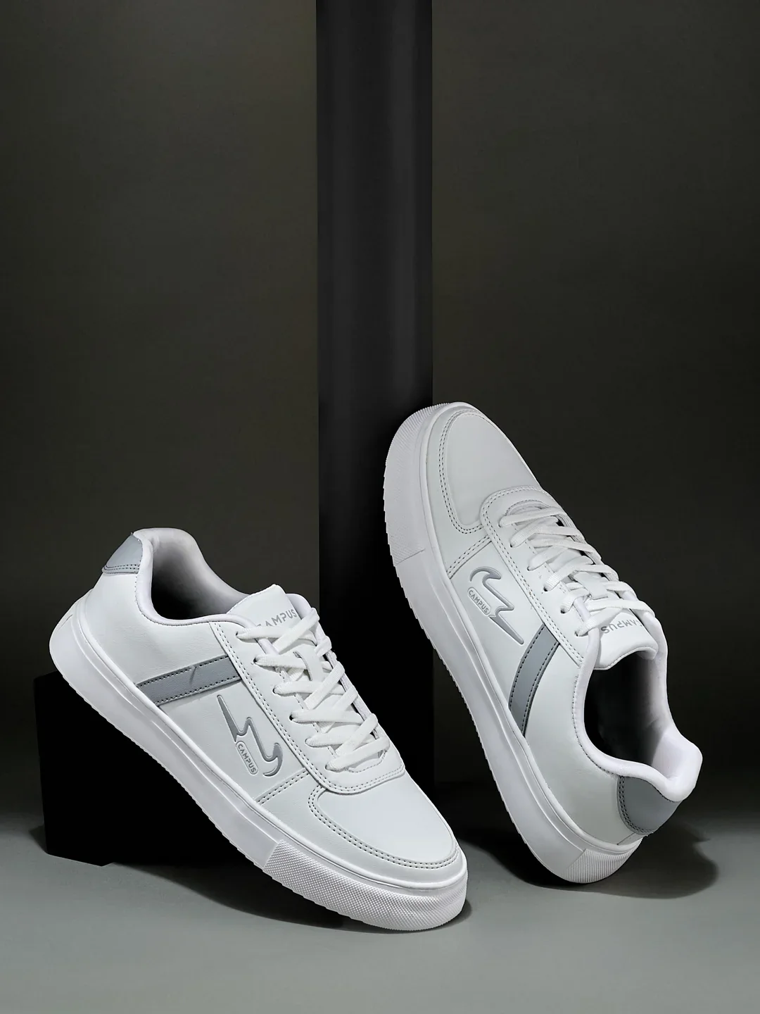 CAMP CLINT White Women's Sneakers - Image 7