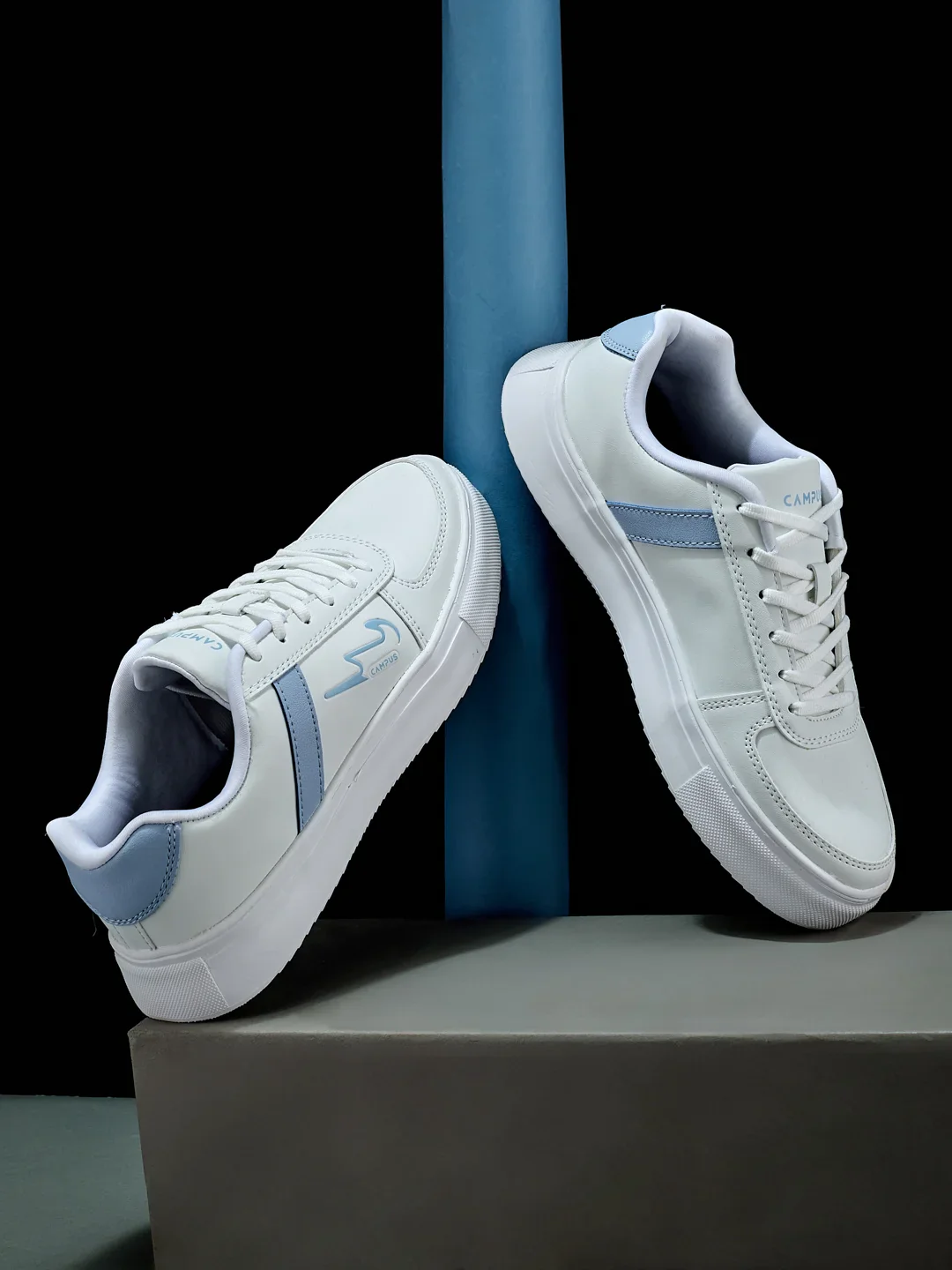 CAMP-CLINT White Women's Sneakers - Image 7