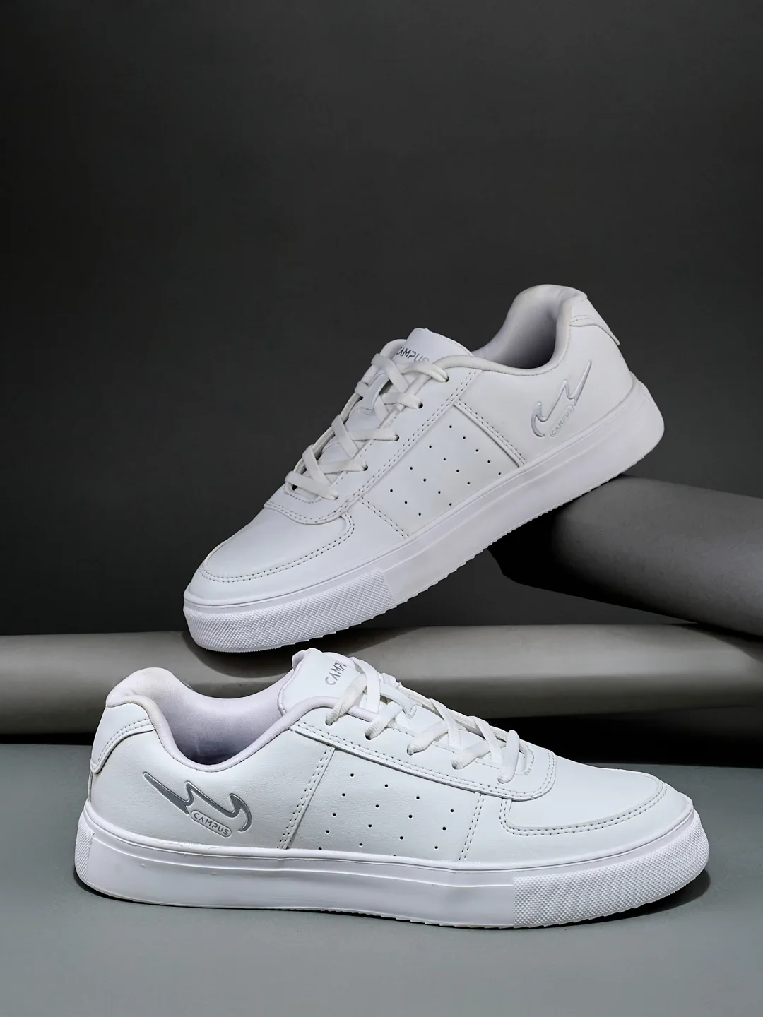CAMP DENVER White Women's Sneakers - Image 7