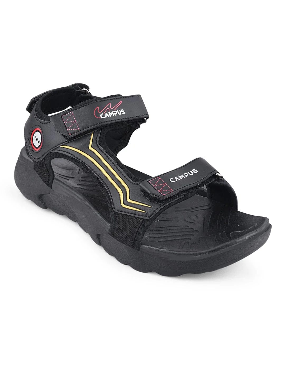 CAMP DRAG Black Men's Sandals - Image 2