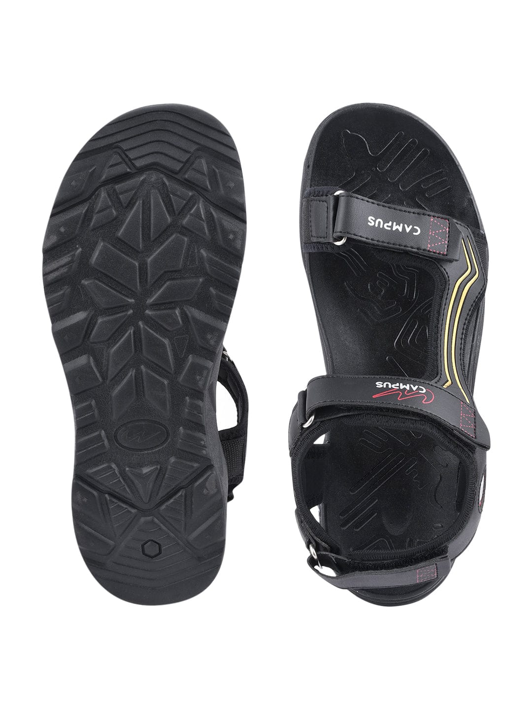 CAMP DRAG Black Men's Sandals - Image 4