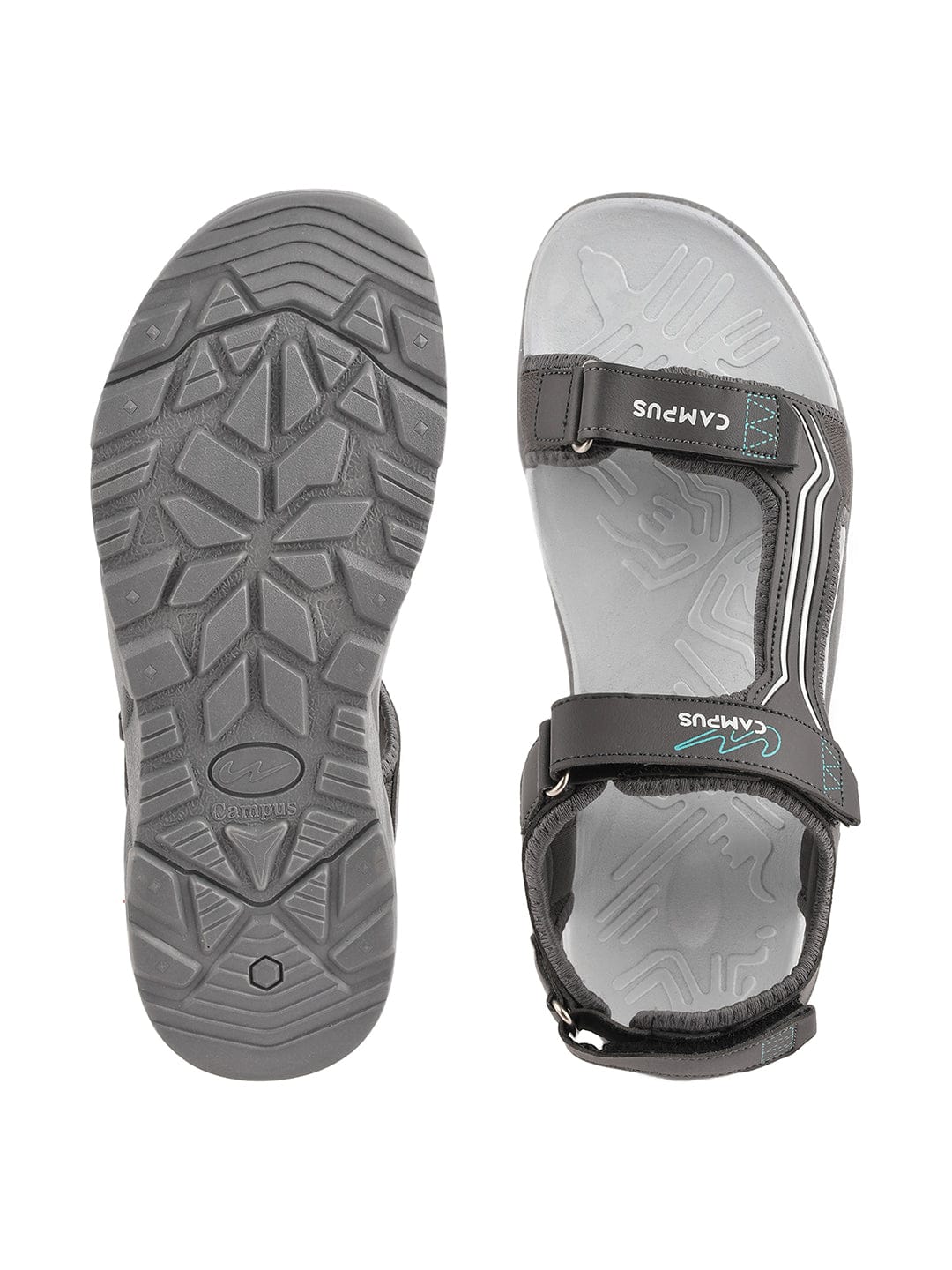 CAMP DRAG Grey Men's Sandals - Image 4