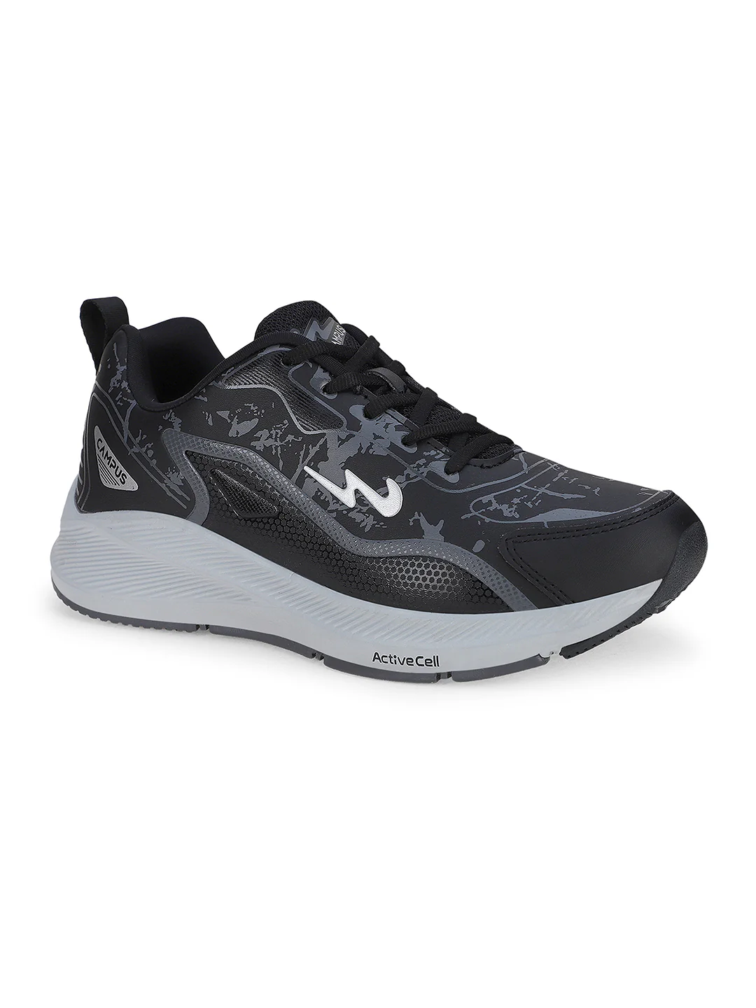 CAMP-DRAX Black Men's Running Shoes - Image 2