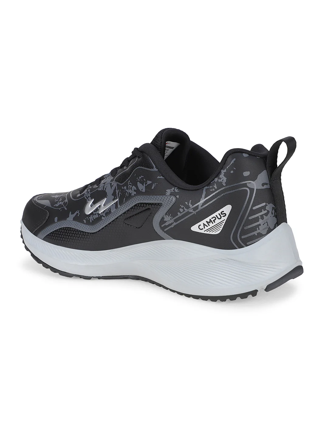 CAMP-DRAX Black Men's Running Shoes - Image 3