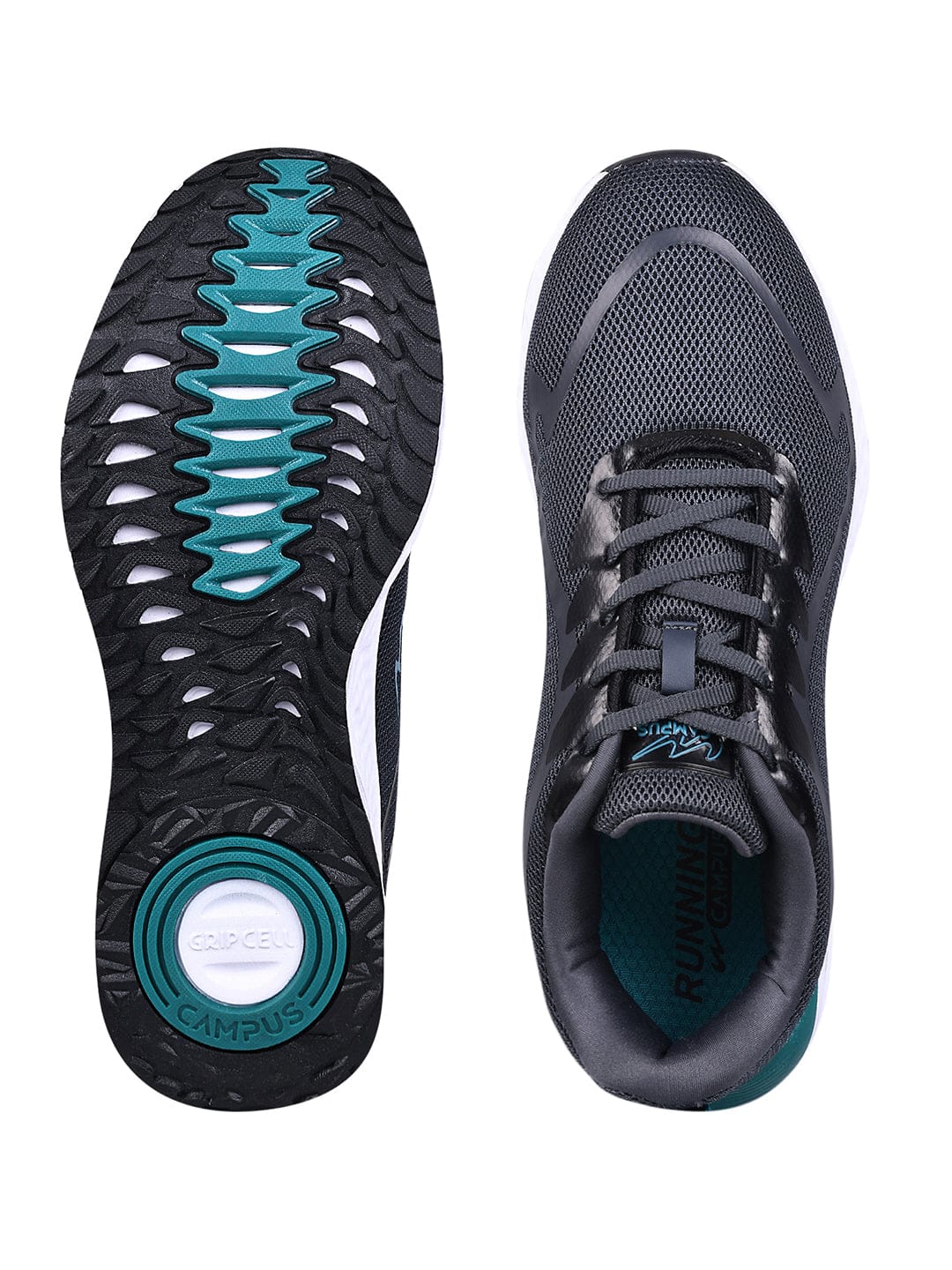 CAMP DRIFTER Grey Men's Running Shoes - Image 4