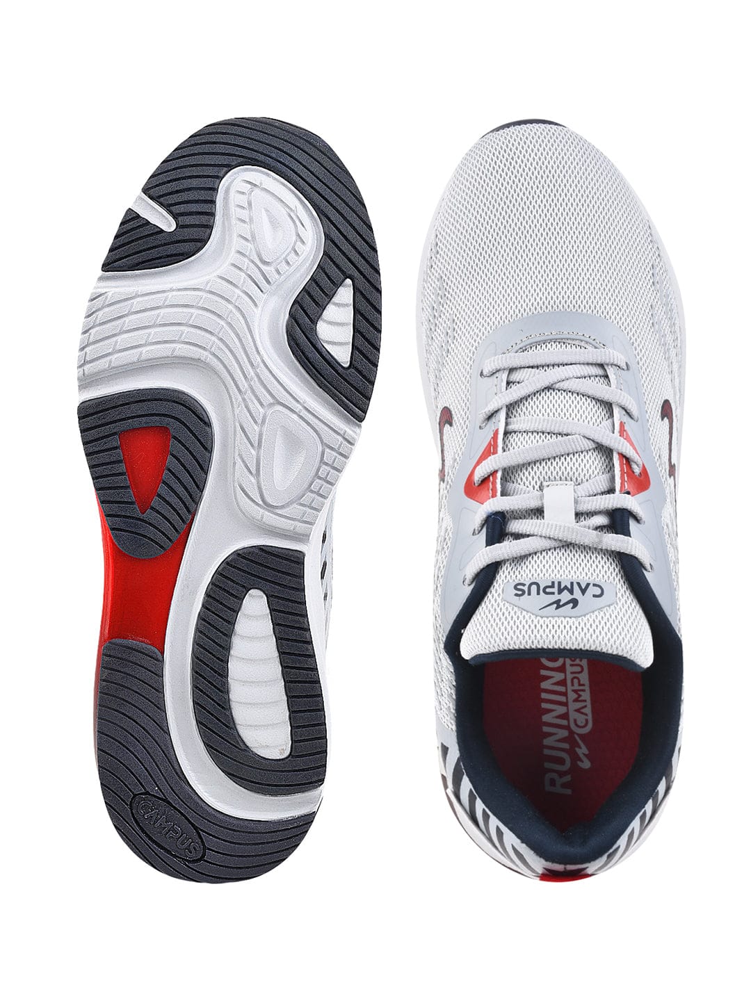 CAMP-EDGE Grey Men's Running Shoes - Image 4
