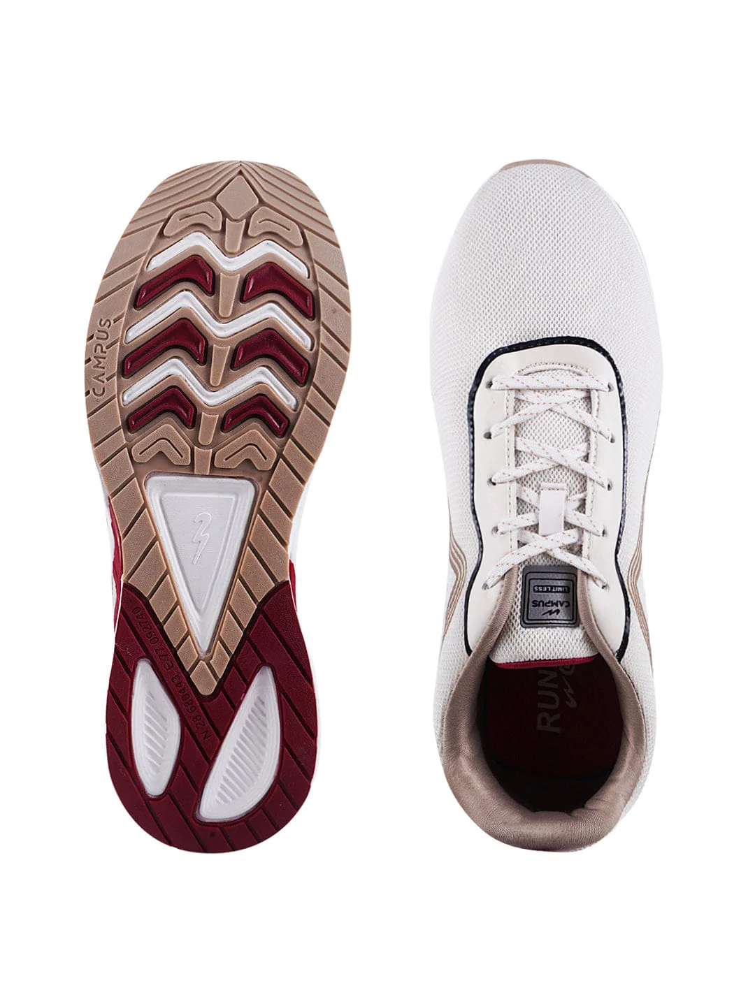 CAMP FAST White Men's Running Shoes - Image 4