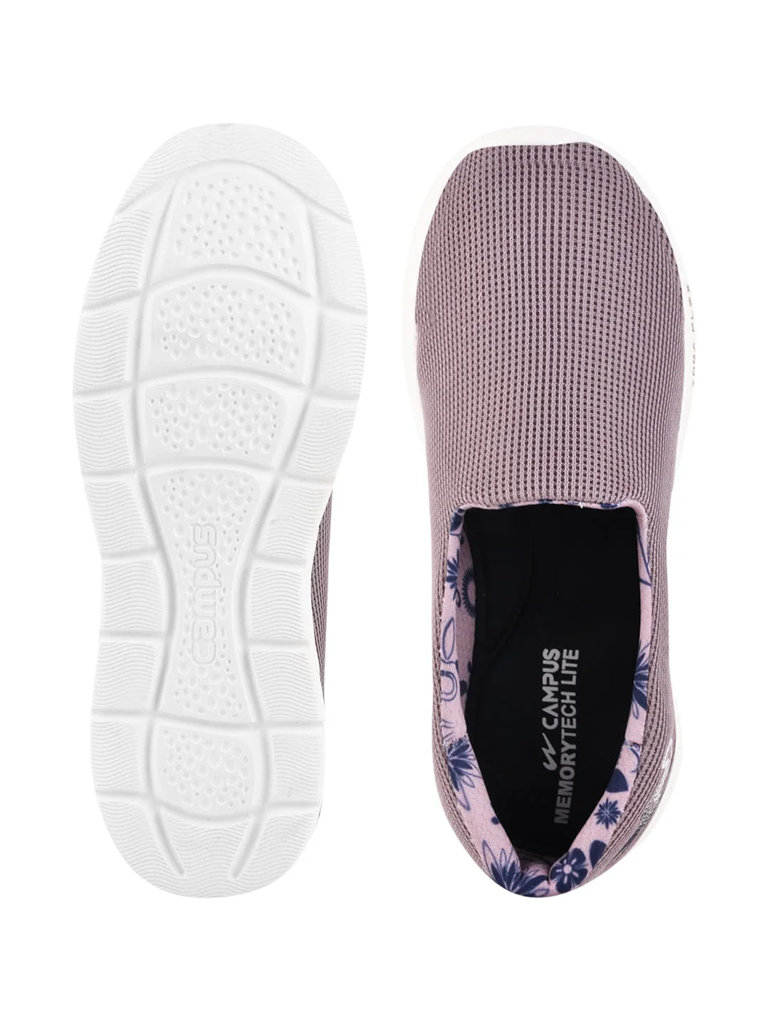CAMP-FLYWALK Mauve Women's Slip-ons - Image 5