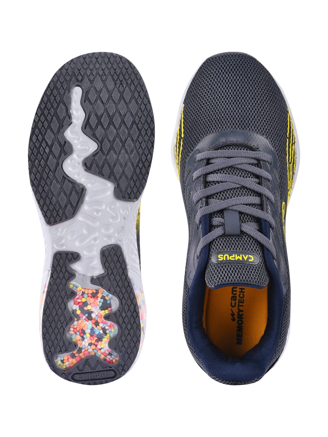 CAMP-FURRY CH Grey Child Running Shoes - Image 4