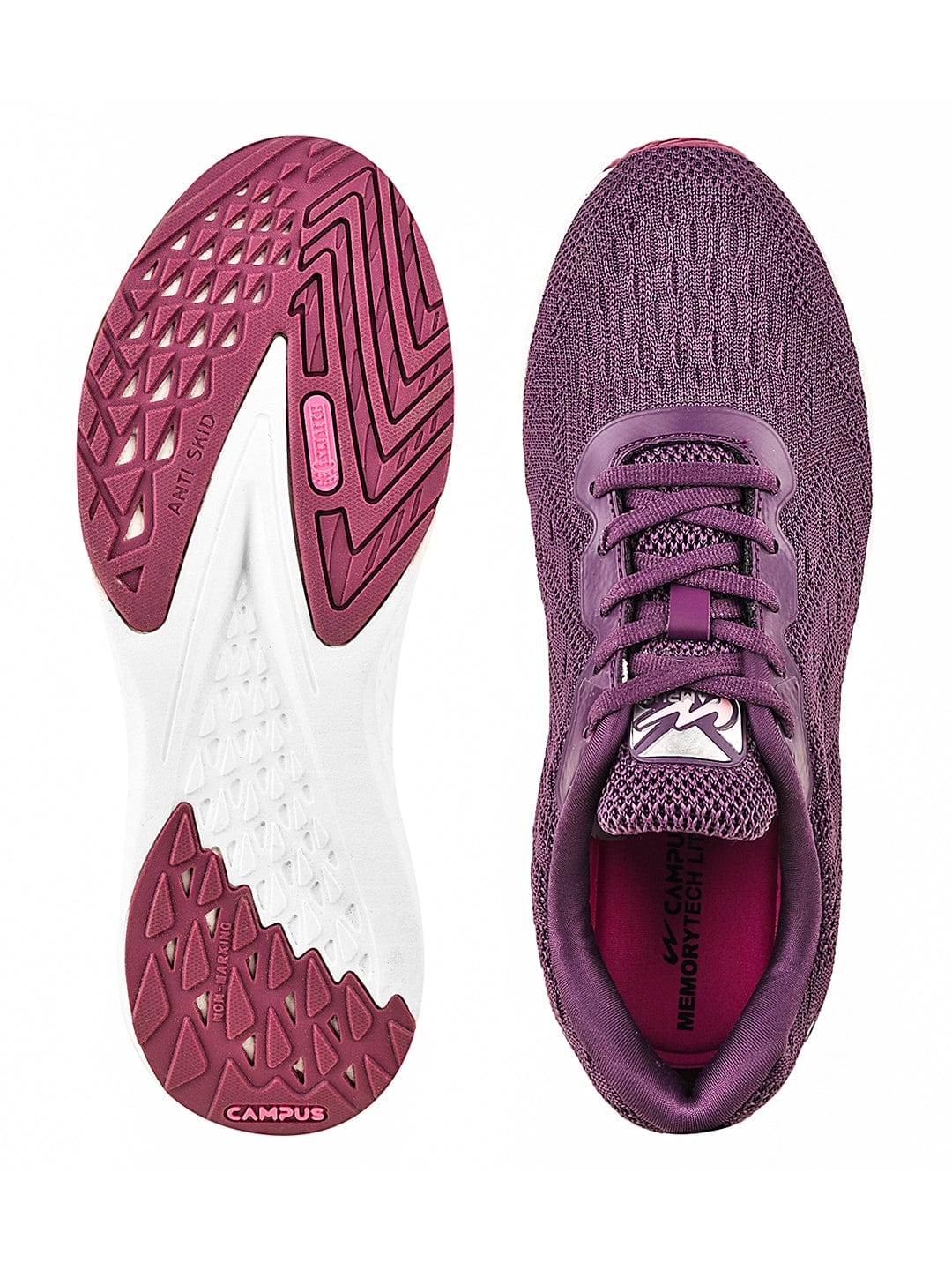 CAMP GABBIE Purple Women's Running Shoes - Image 4