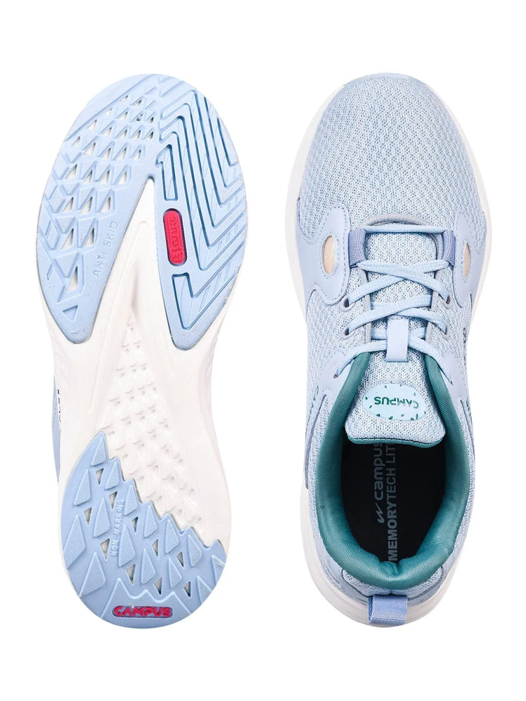 CAMP-GLITTER Blue Women's Sneakers - Image 5