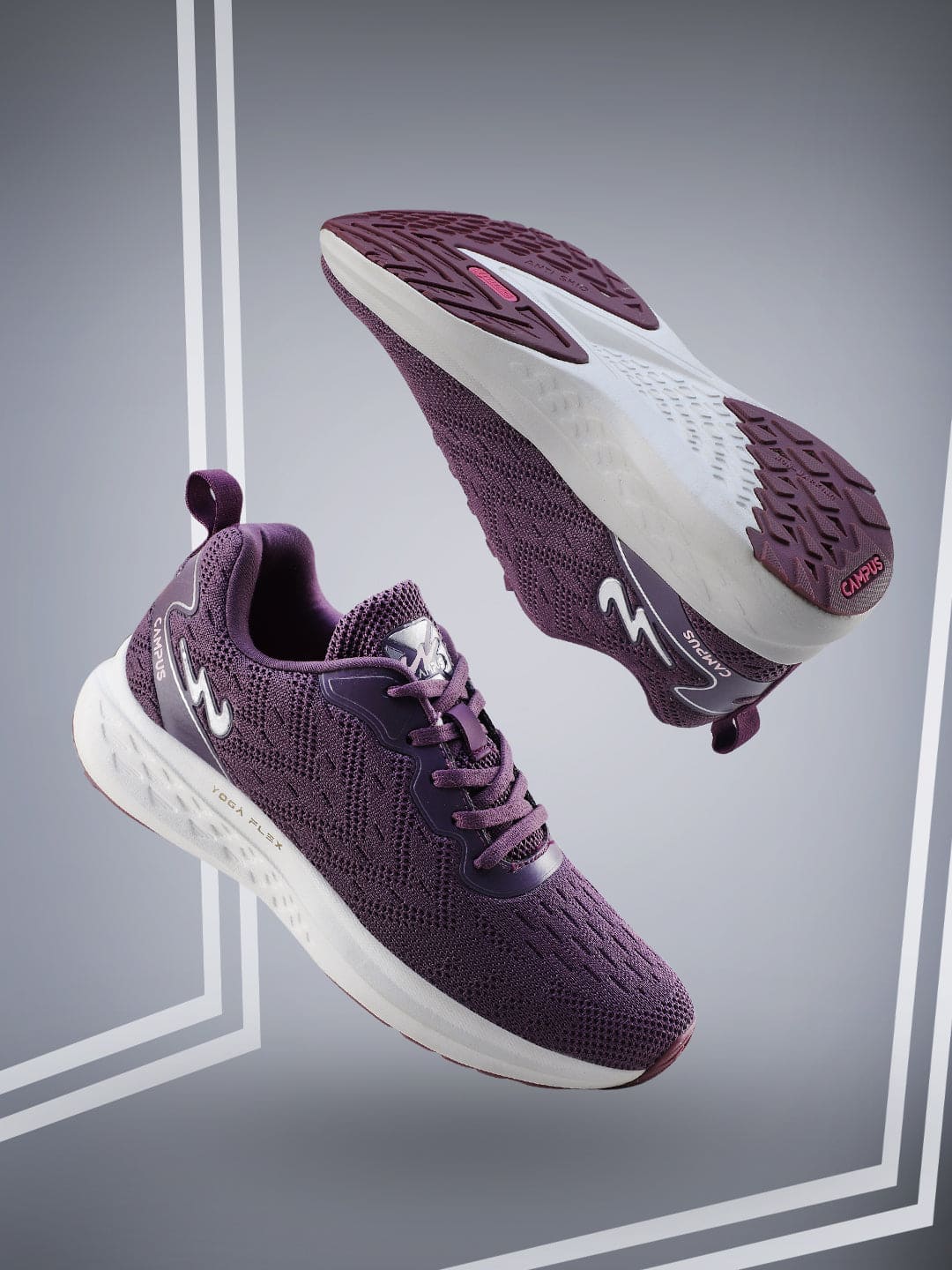 CAMP GRACI Purple Women's Casual Shoes - Image 5
