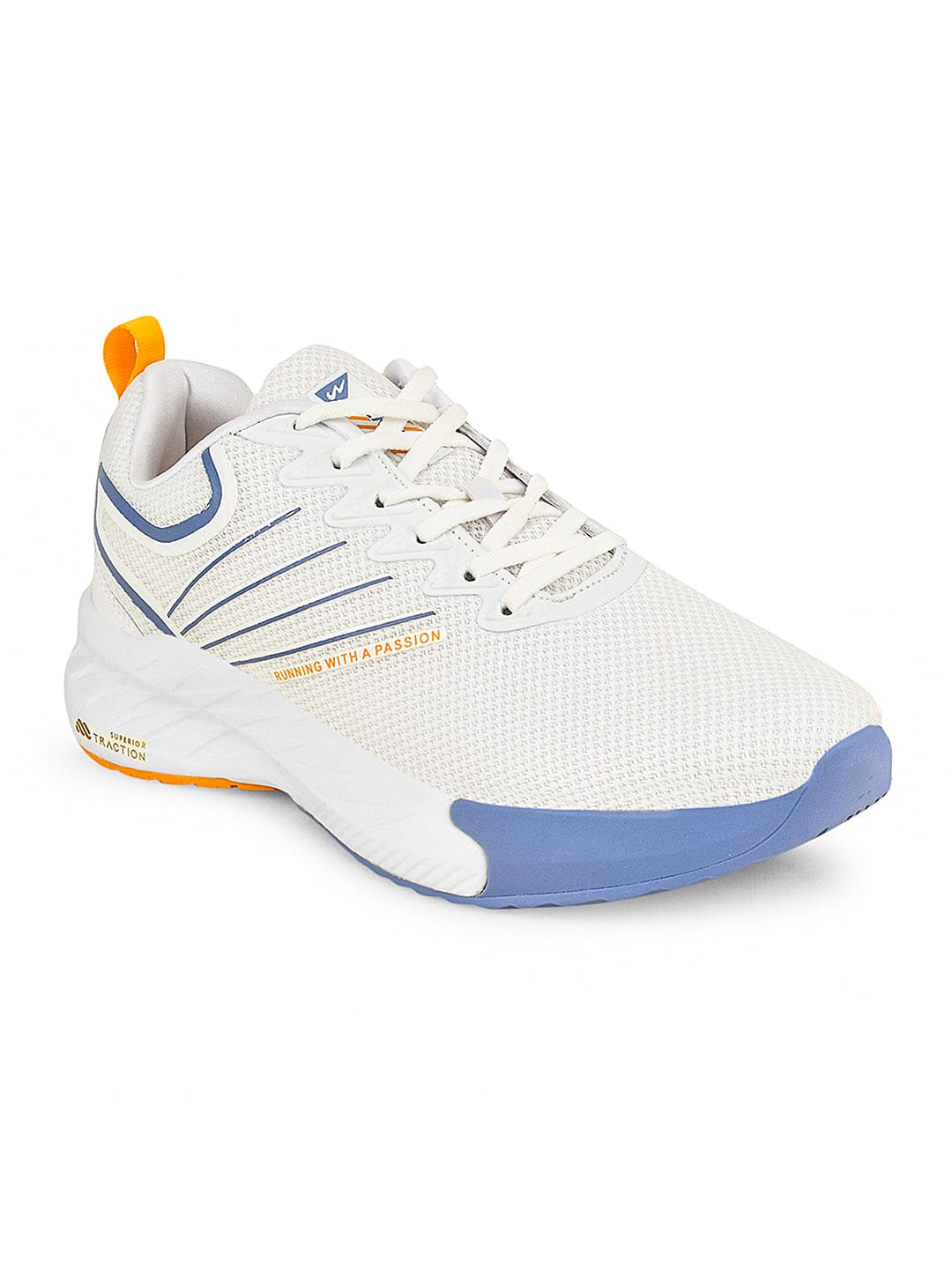 CAMP-GRAIN White Men's Running Shoes - Image 2