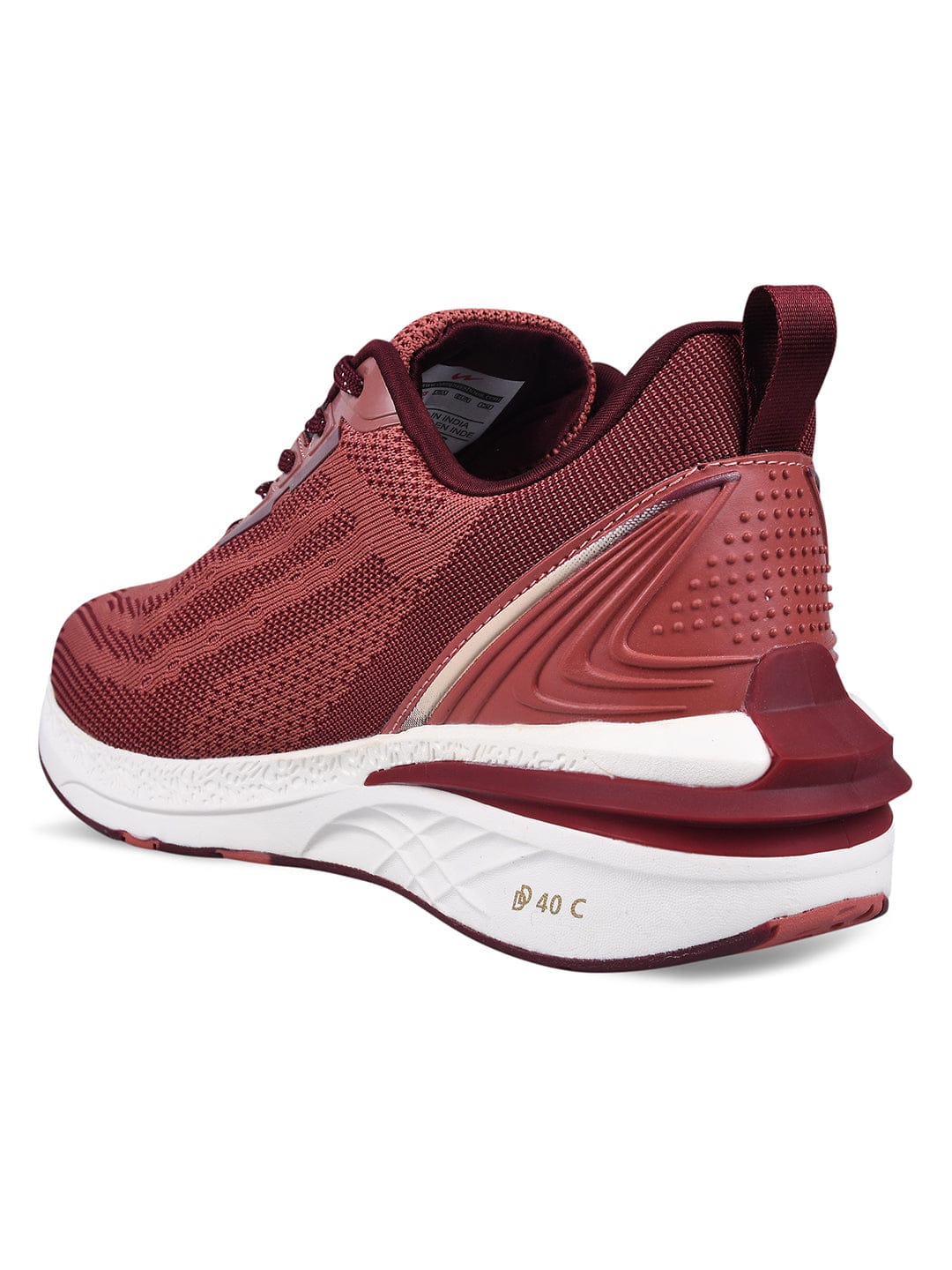 CAMP HANK Burgundy Men's Running Shoes - Image 3