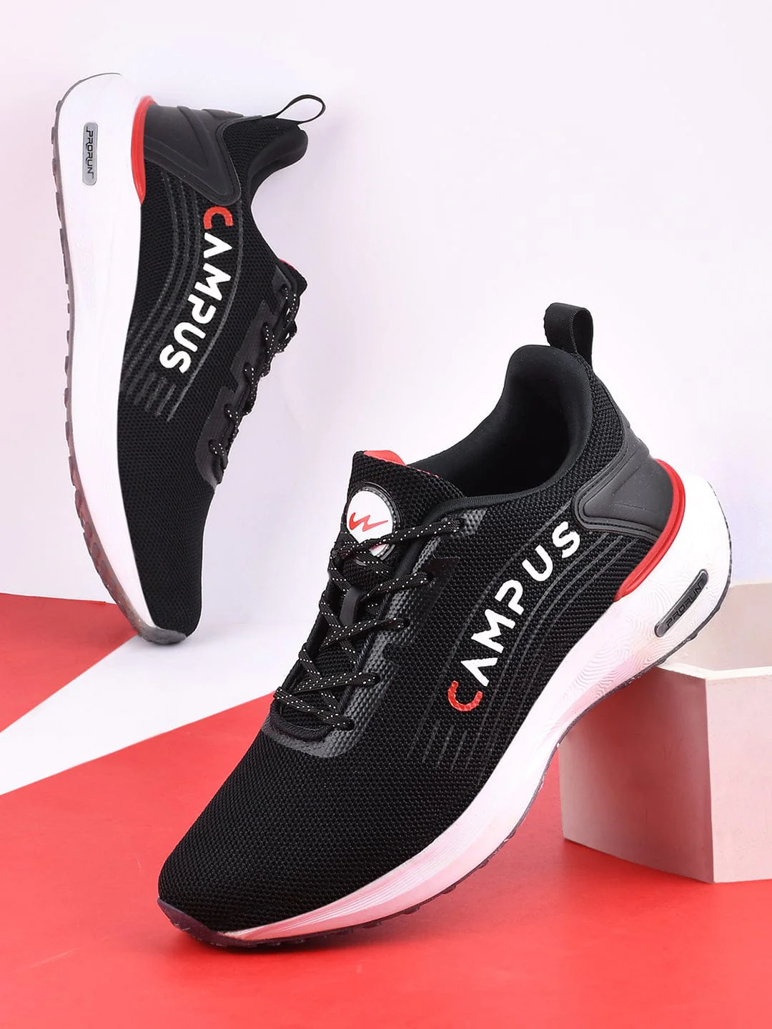 CAMP HENRY Black Men's Running Shoes - Image 5