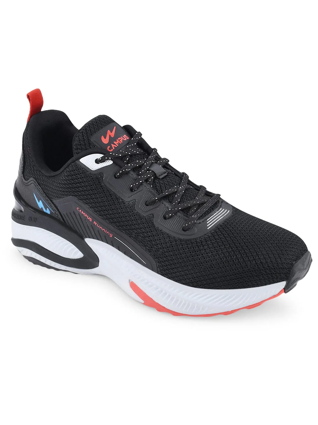 CAMP-HUSTUN Black Men's Running Shoes - Image 2