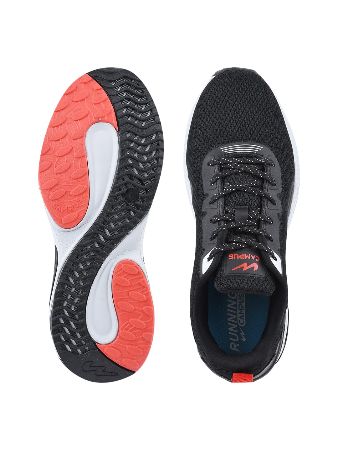 CAMP-HUSTUN Black Men's Running Shoes - Image 4