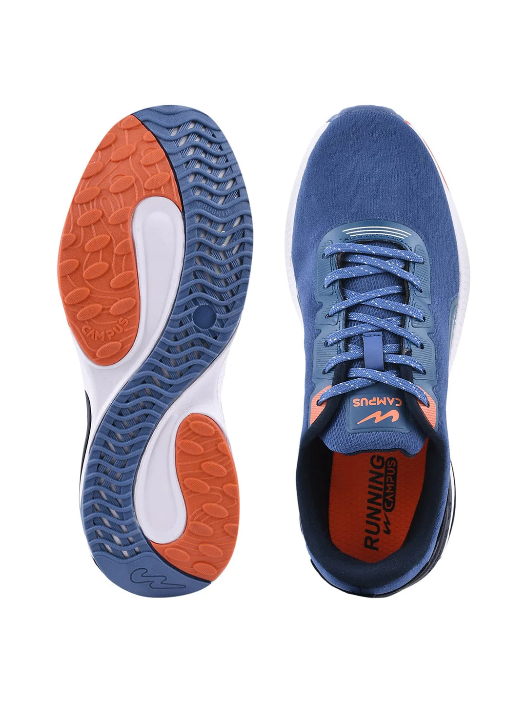 CAMP-HUSTUN Blue Men's Running Shoes - Image 4
