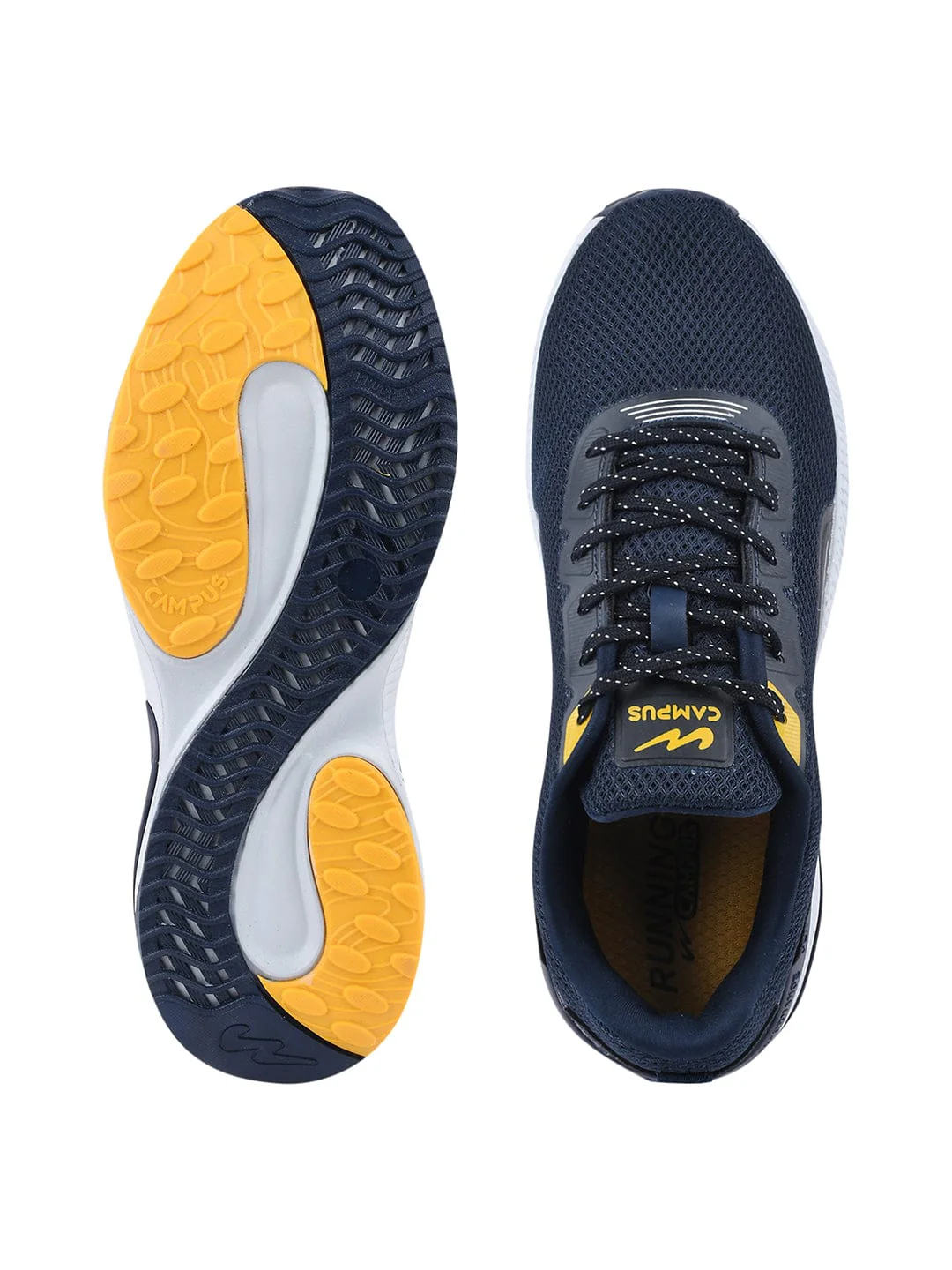 CAMP-HUSTUN Navy Men's Running Shoes - Image 4