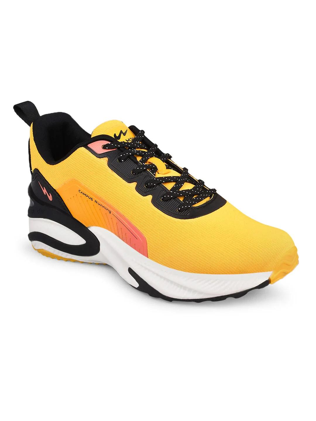 CAMP-HUSTUN Yellow Men's Running Shoes - Image 2