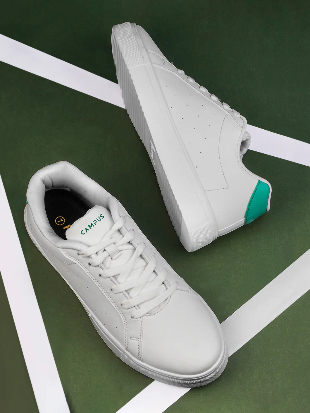 CAMP JAVIER White Men's Sneakers - Image 5