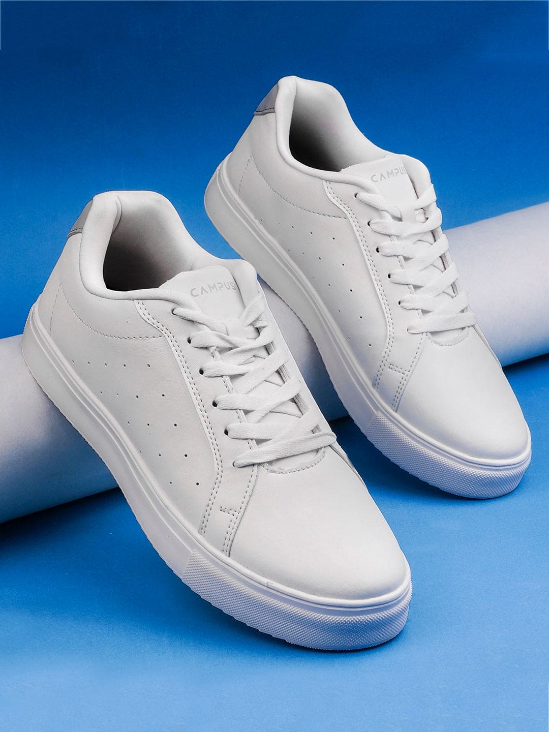 CAMP JAVIER White Men's Sneakers - Image 4